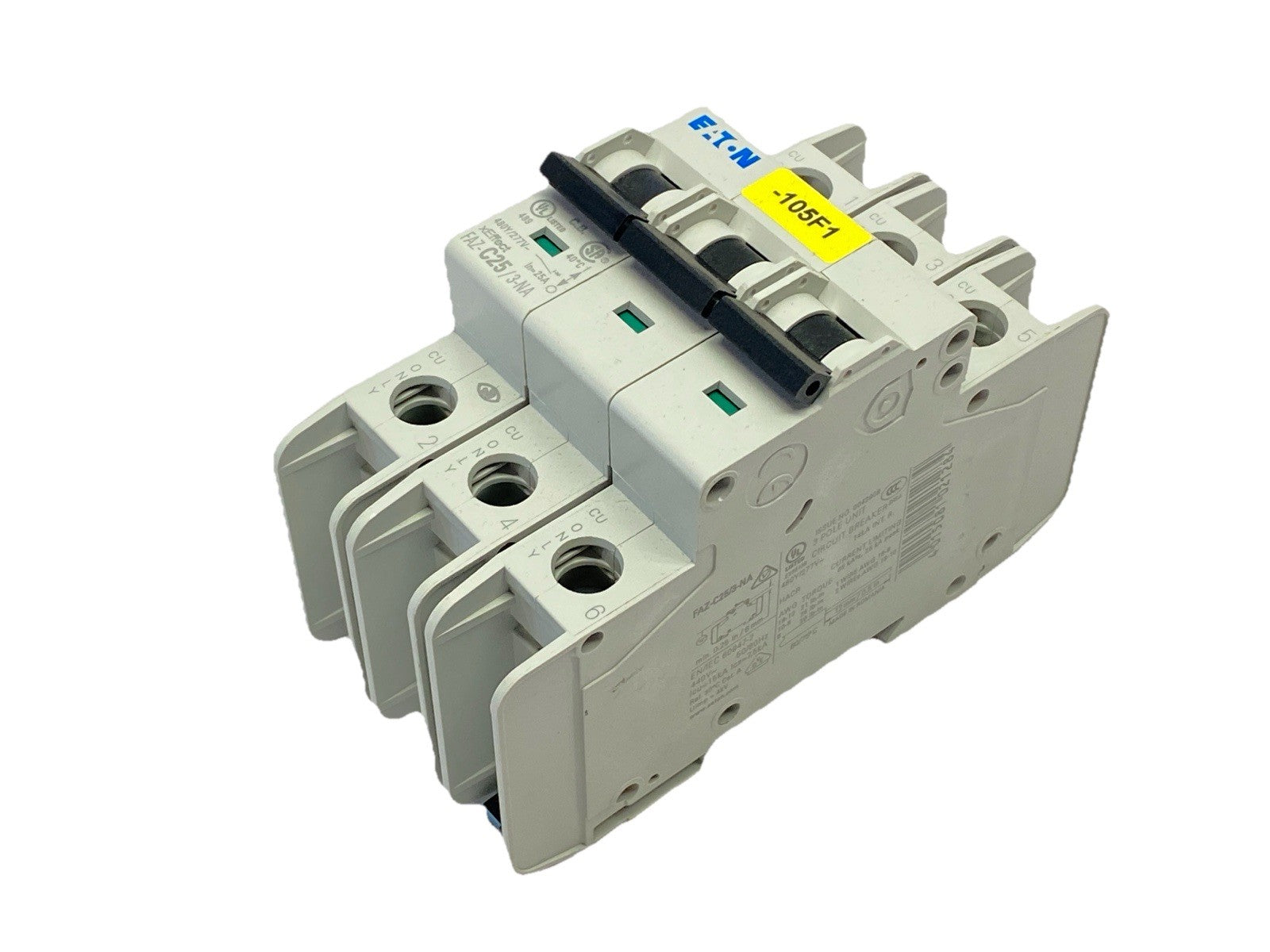 Eaton FAZ-C25/3-NA Miniature Circuit Breaker 3P 25A 277/480V - Maverick Industrial Sales