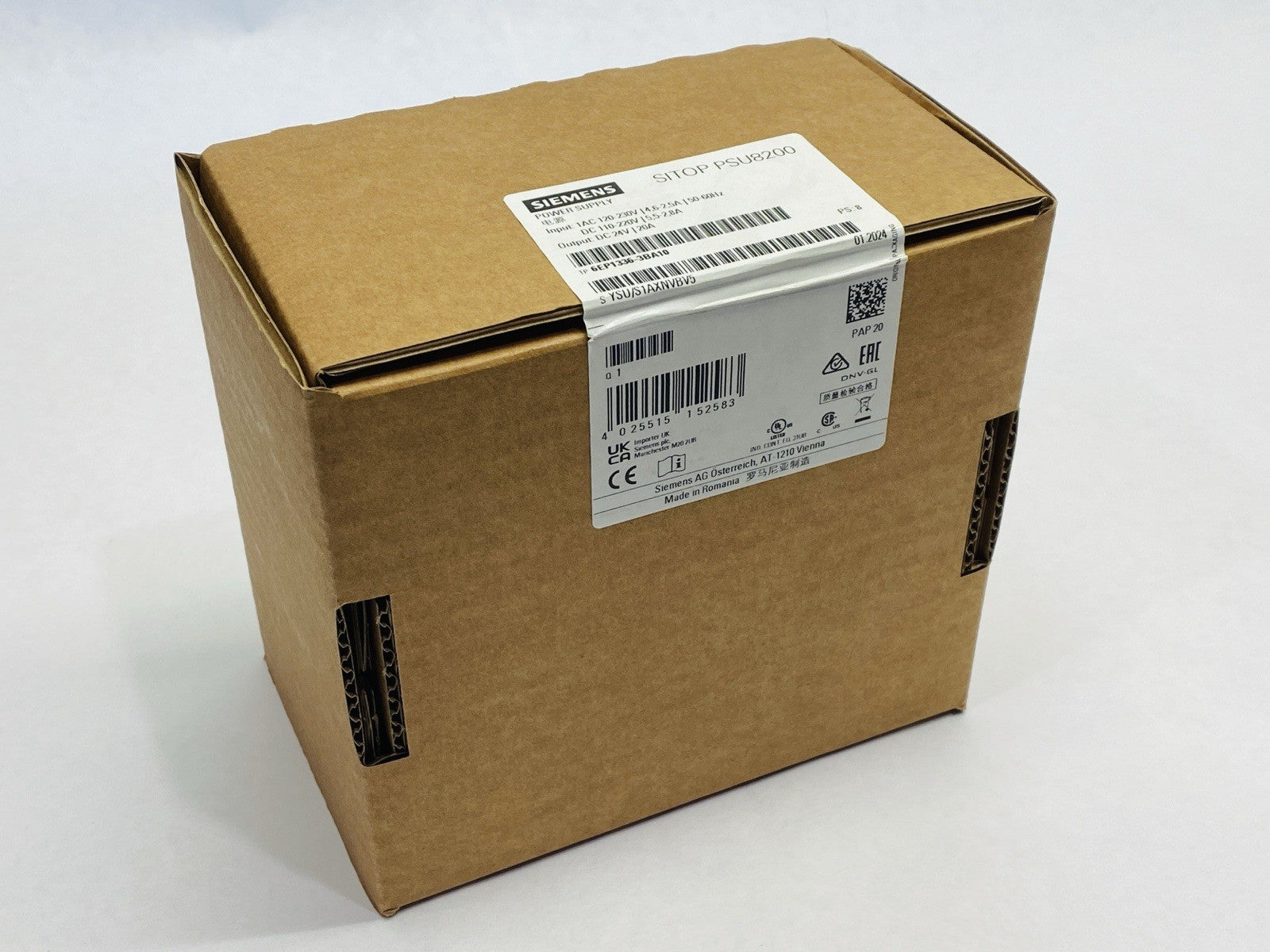 Siemens 6EP1336-3BA10 Power Supply 20A 24VDC SITOP PSU8200 - New - Maverick Industrial Sales