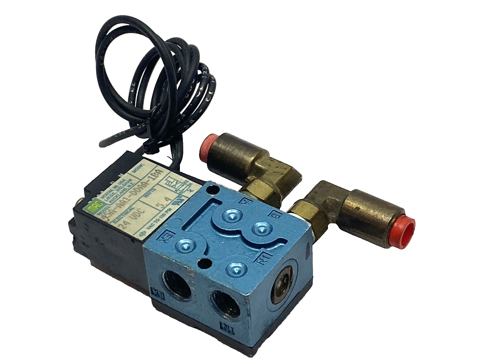 MAC 45A-GA1-DDAA-1BA Solenoid Valve 4-Way Double 1/8 NPTF 24VDC - Maverick Industrial Sales