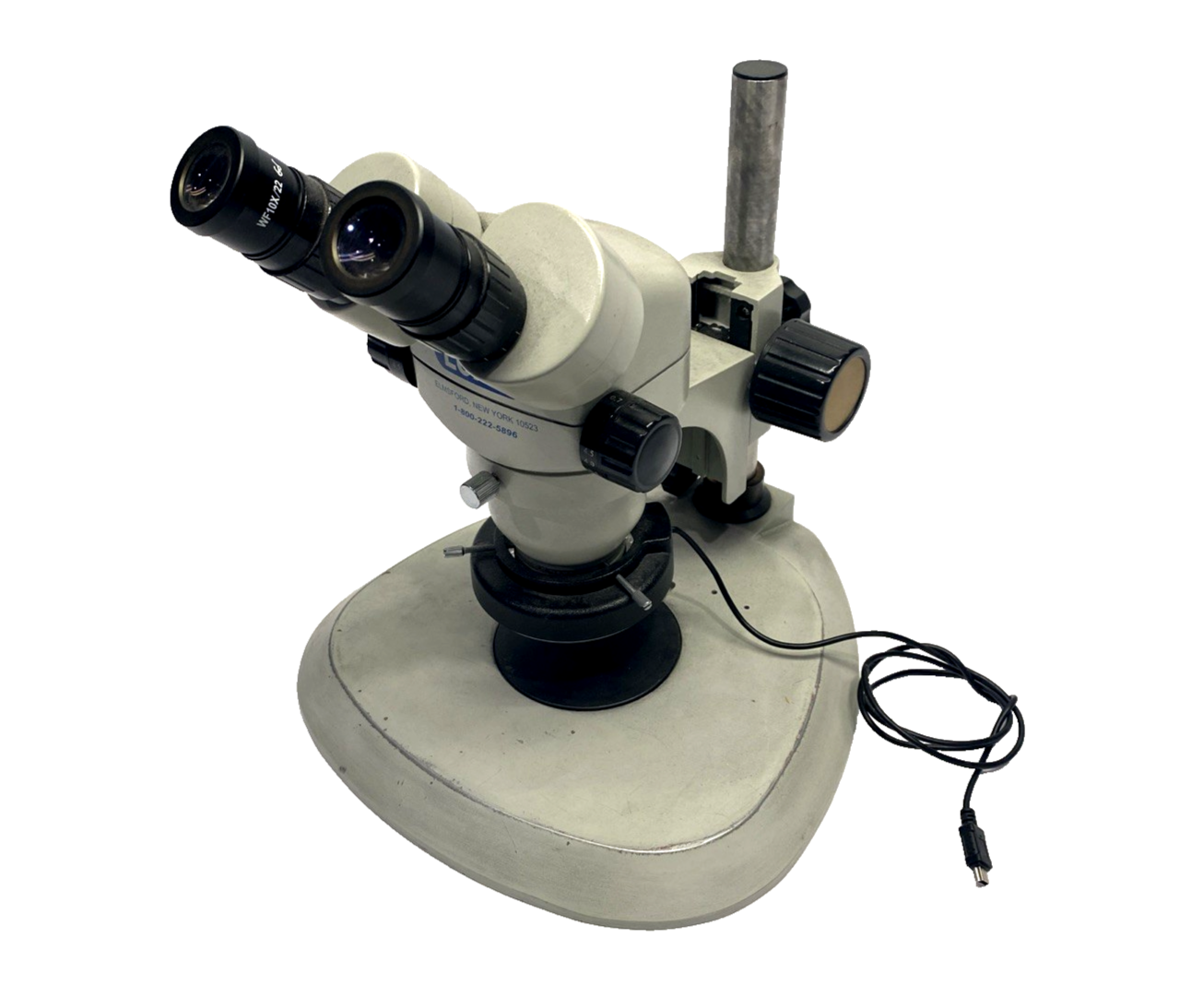 LX 23700 | Luxo Stereo Binocular Microscope 0.7-4.5, w/ WFX10X/22 Eyepiece & Light - Used - Maverick Industrial Sales