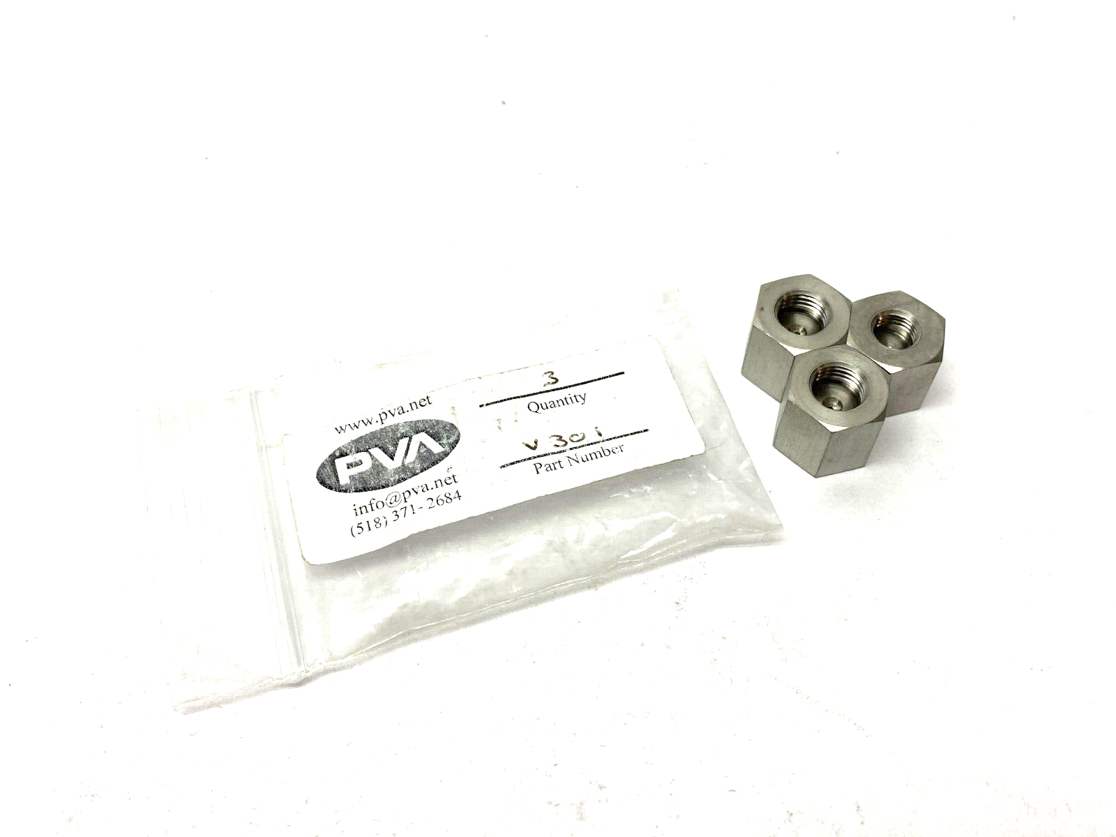 V301 | PVA Fluid Dispensing Parts LOT OF 3 - New - Maverick Industrial Sales