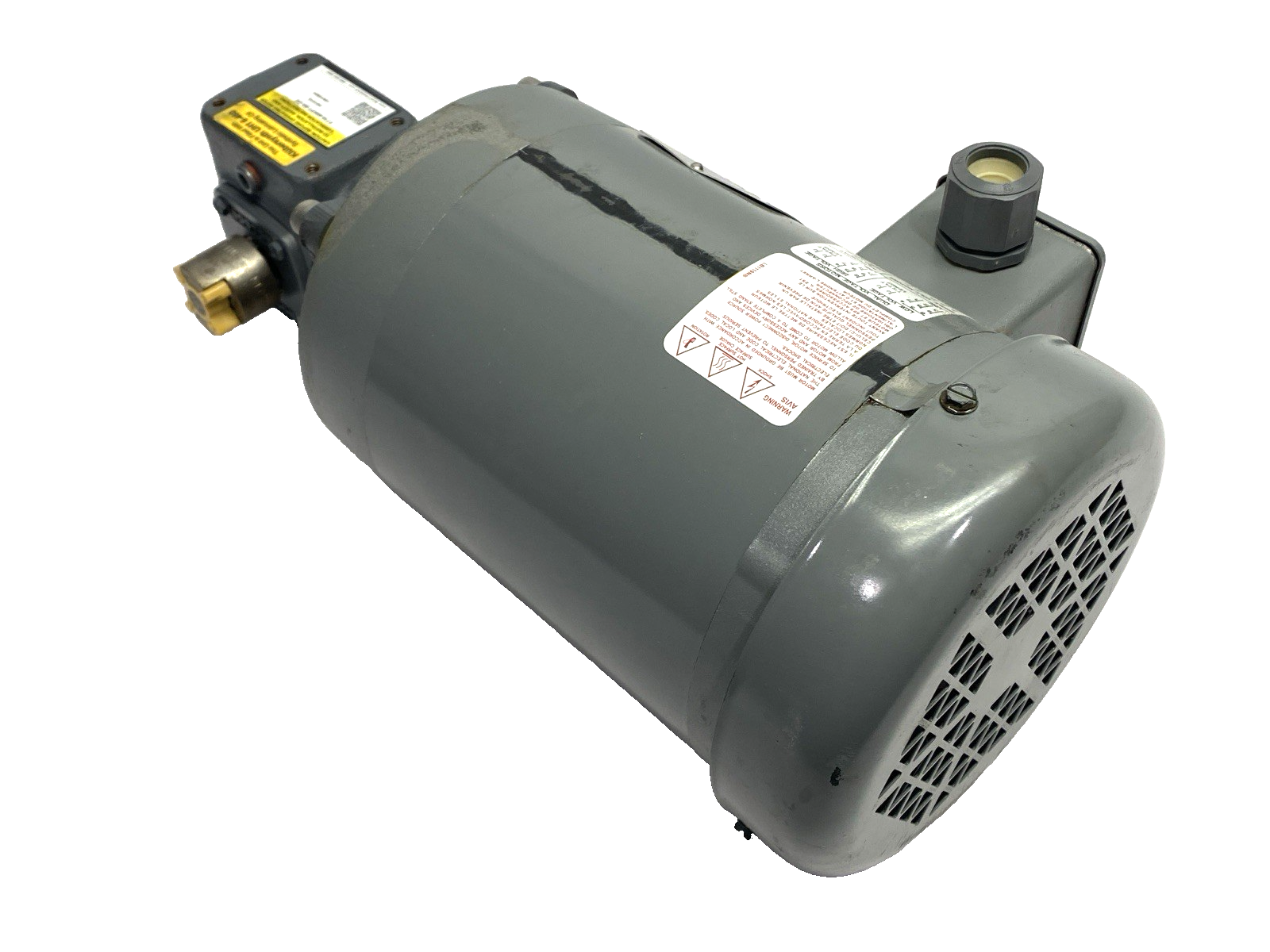 Boston Gear FUTF-1D-B AC Motor 460V 19583 w/ F710-40KPT-B5-G6 Gear Reducer 40:1 - Used - Maverick Industrial Sales