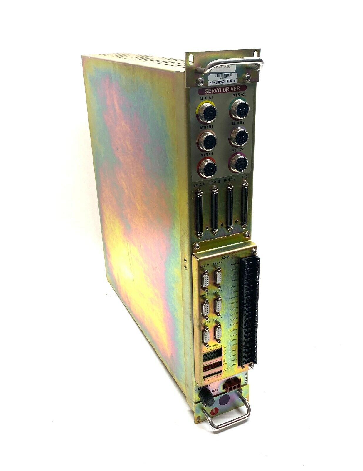 ASM 02-15783-73 Servo Driver 02-18269 Rev A AD 8912 09-15597 APD30 APD20 - For parts or not working - Maverick Industrial Sales