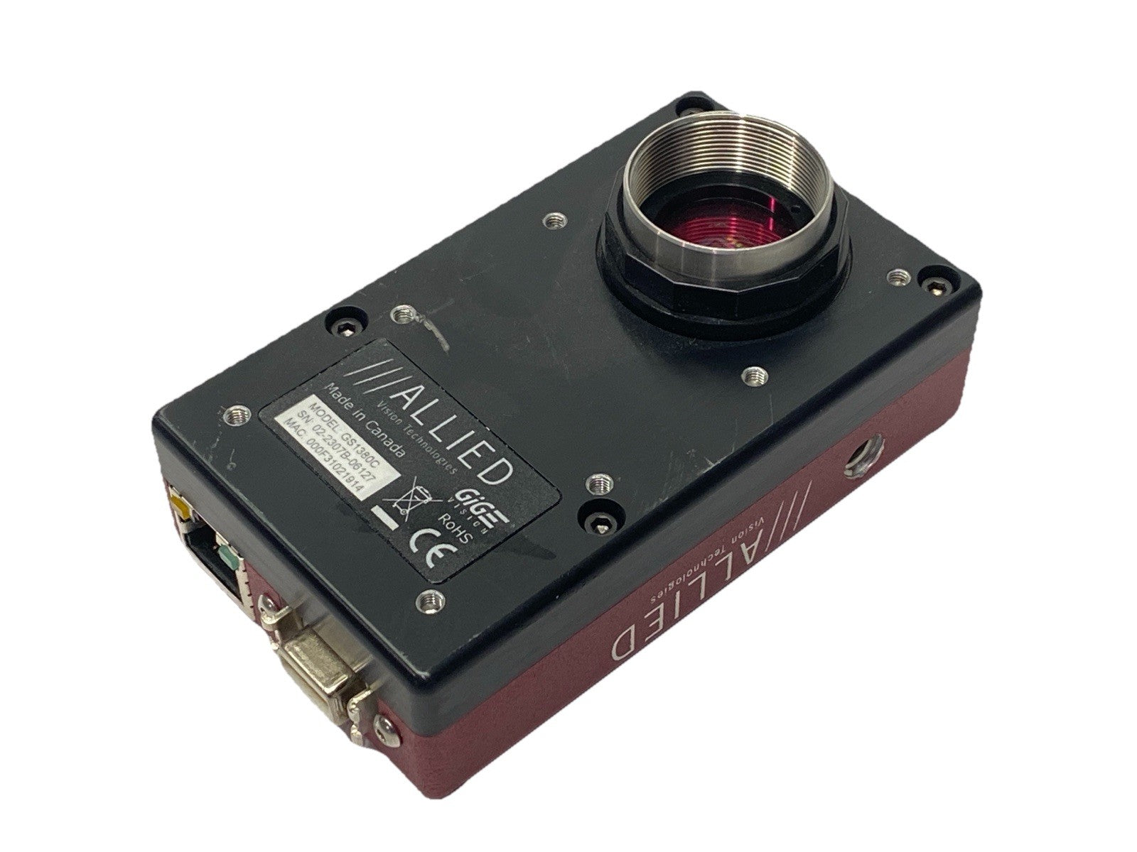 Allied Vision GS1380C GiGE Prosilica GS Machine Vision Camera - Maverick Industrial Sales