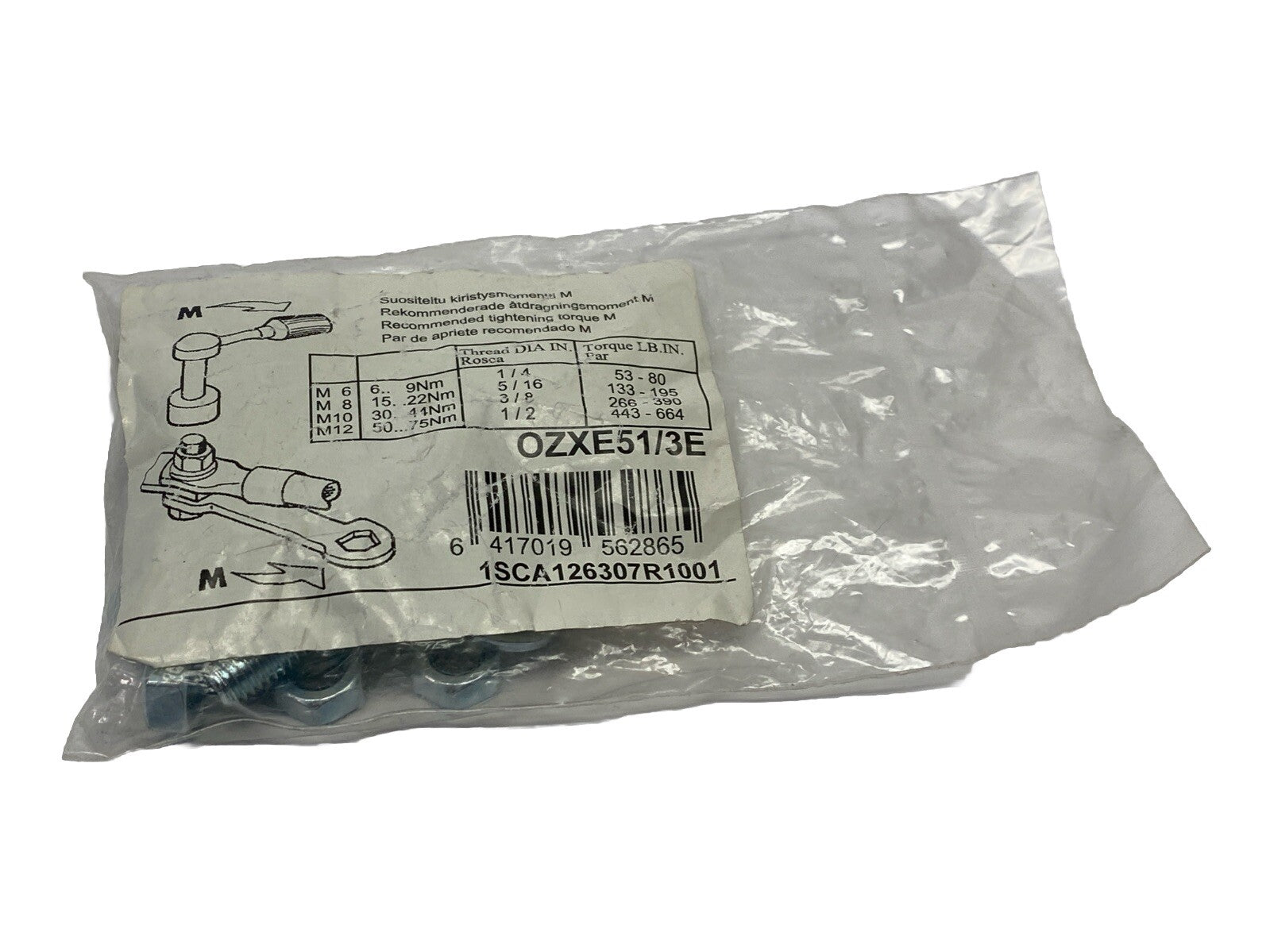 1SCA126307R1001 | ABB Hardware Kit OZXE51/3E - New - Maverick Industrial Sales