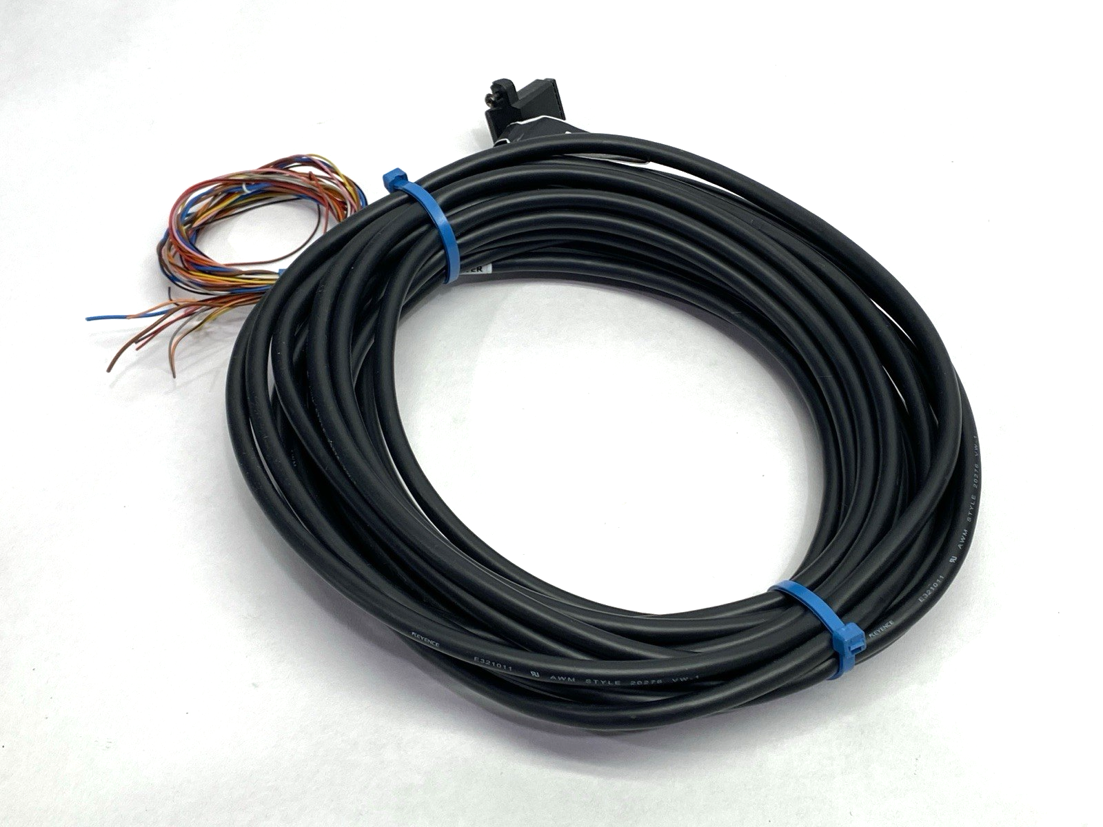 Keyence GL-RP10PM Single-Ended Main Unit Connection Cable CUT TO 20' - Maverick Industrial Sales