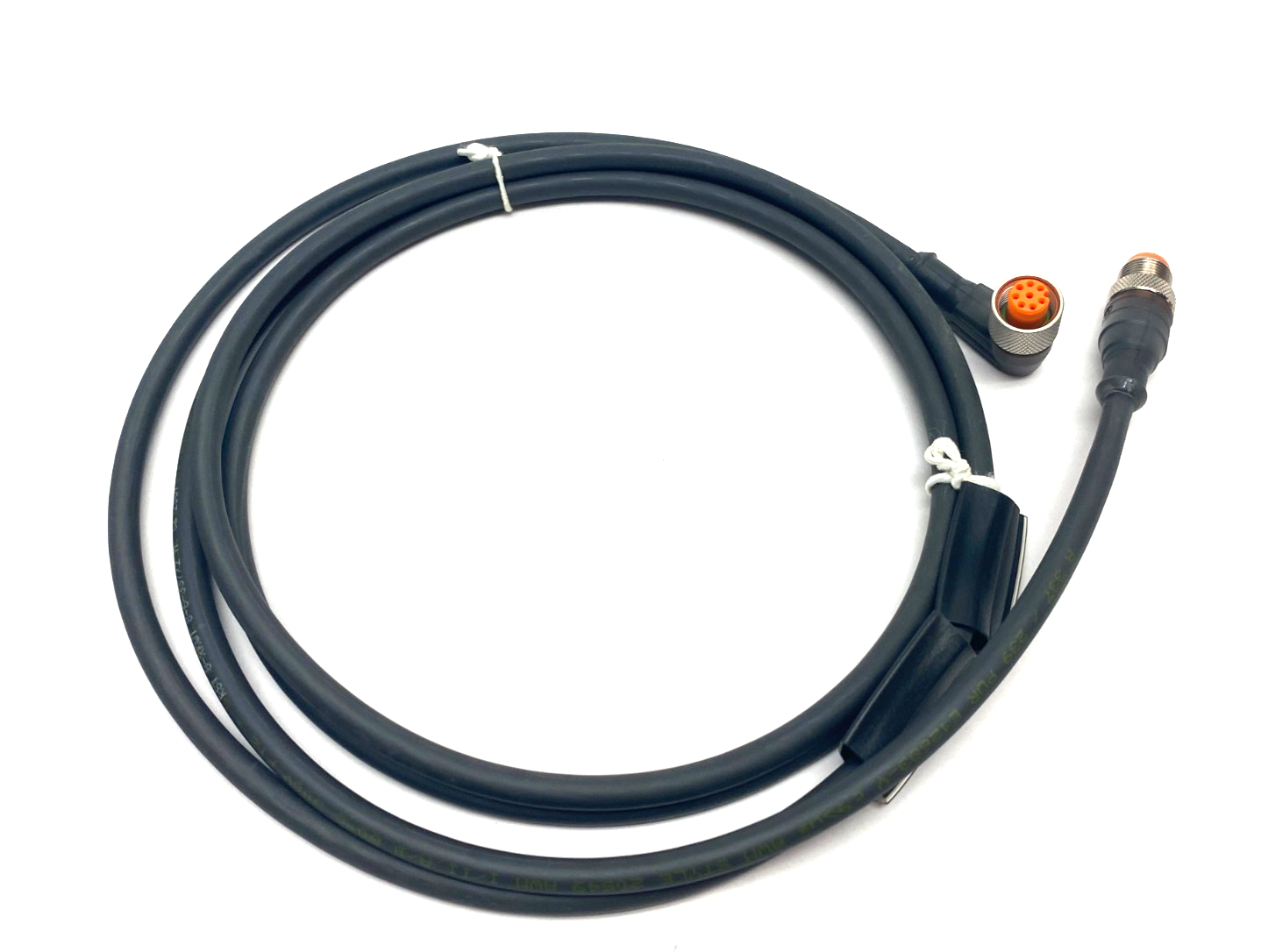 Lumberg RST 8-RKWT 8-6-337/2M Double Ended Right Angle Cordset 8-Pin M to F - Maverick Industrial Sales
