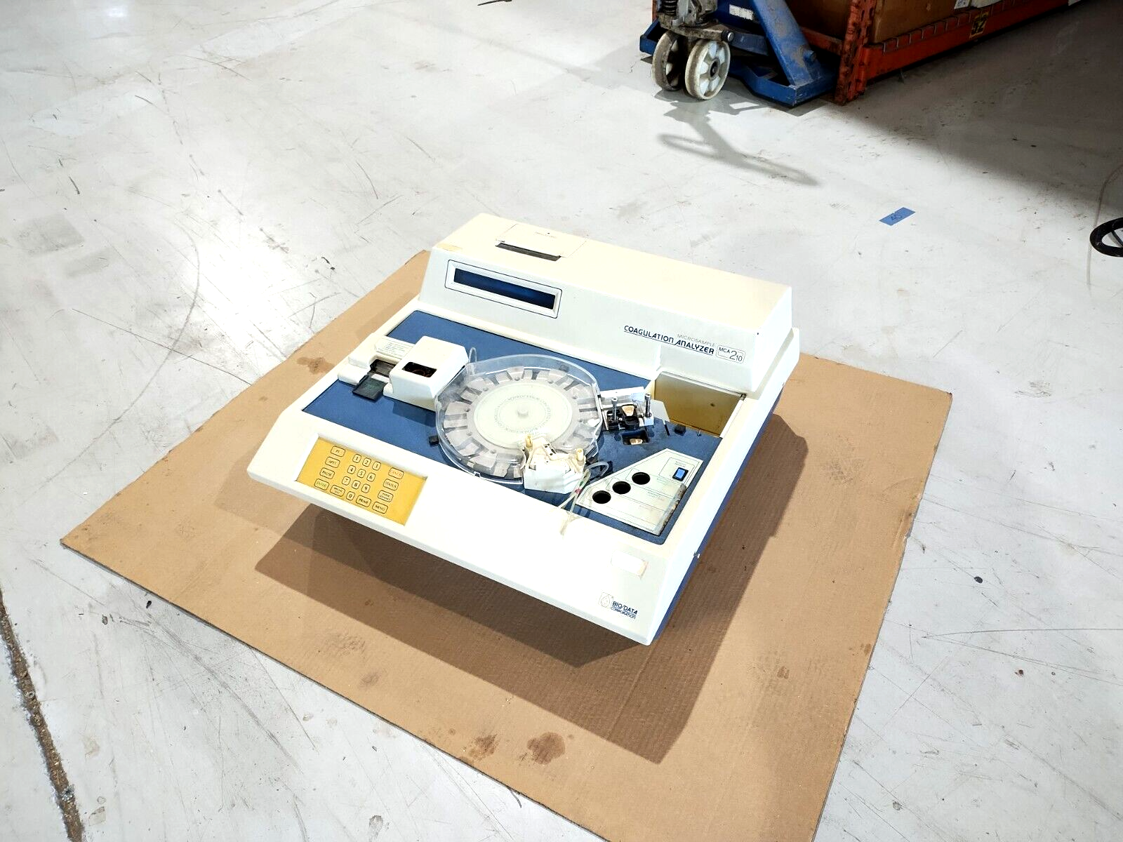 BIO/DATA MCA210 Microsample Coagulation Analyzer Model 210, 300W 110V - For parts or not working - Maverick Industrial Sales