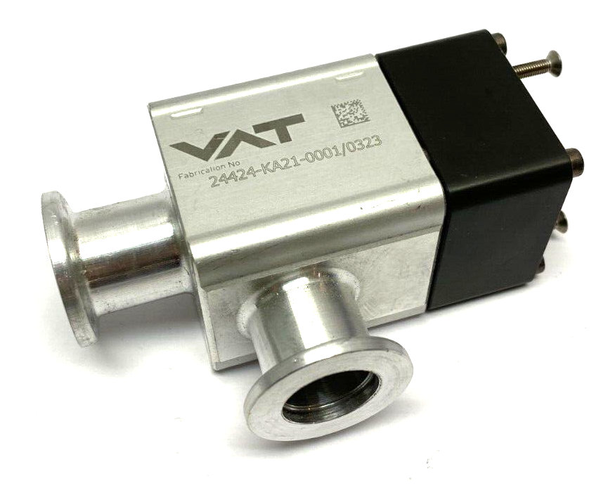 VAT 24424-KA21-0001/0323 Angle Vacuum Valve - For parts or not working - Maverick Industrial Sales
