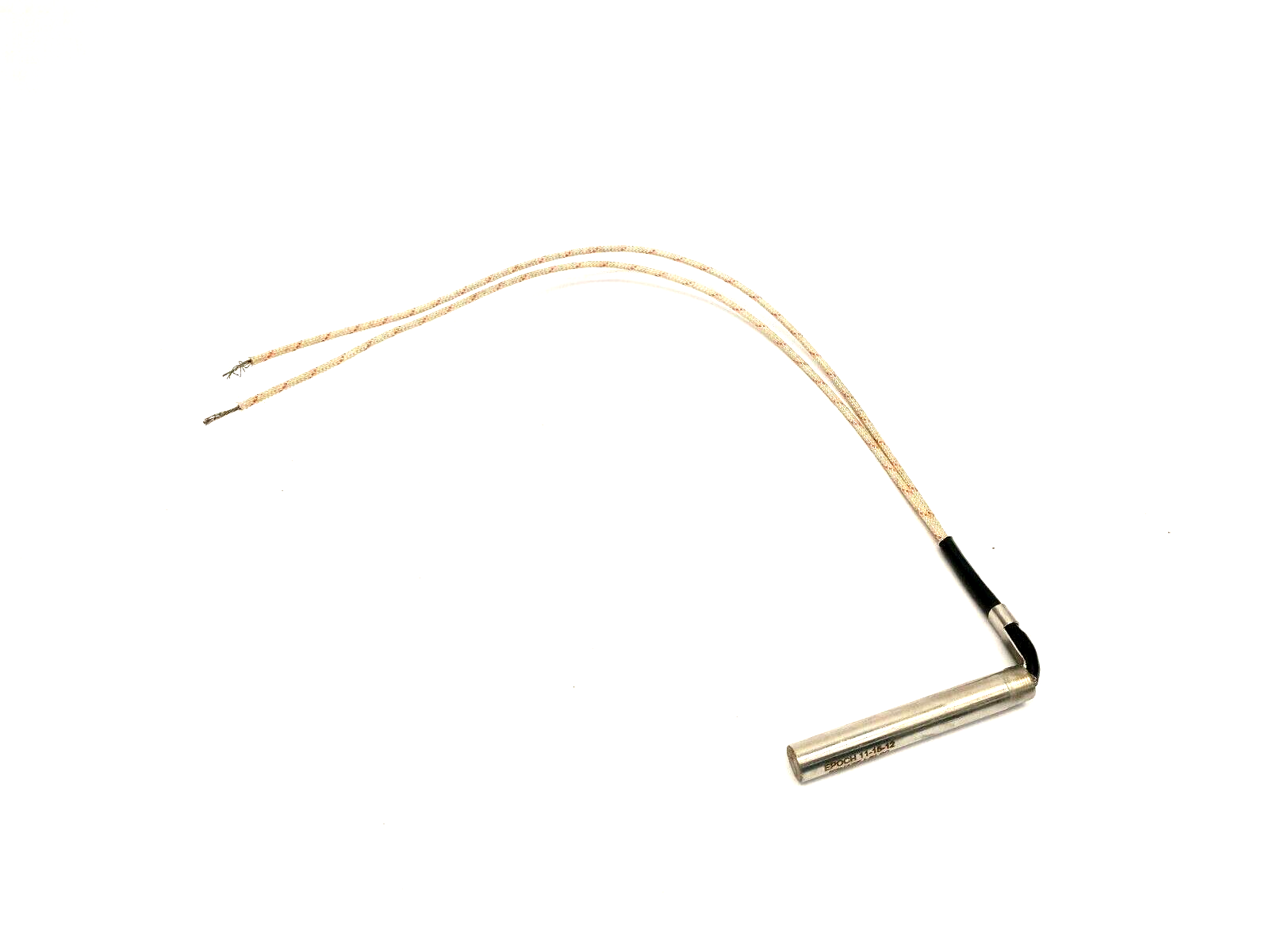 Epoch F2H12FLSL90 Cartridge Heater 3/8" x 2-1/2" 120V 200W 90 Degree Clip - Maverick Industrial Sales