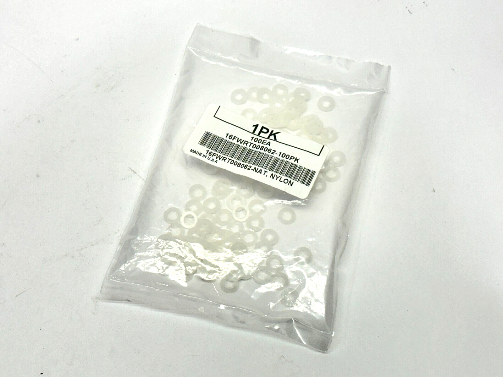 16FWRT008062 | Essentra Retaining Washer For #8 Screw Natural Nylon PKG OF 100 - New - Maverick Industrial Sales