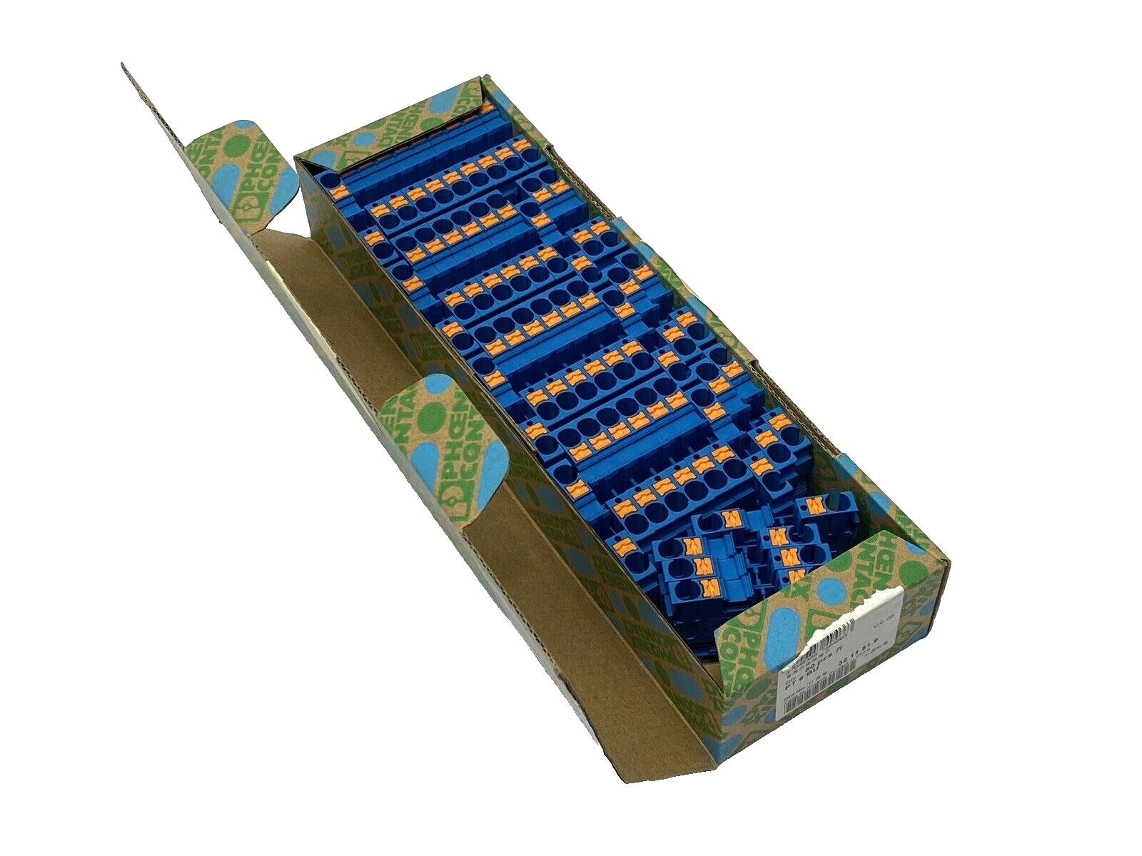 Phoenix Contact 3211819 Disconnect Terminal Block PTS 6 BU LOT OF 44 - New – Open box - Maverick Industrial Sales