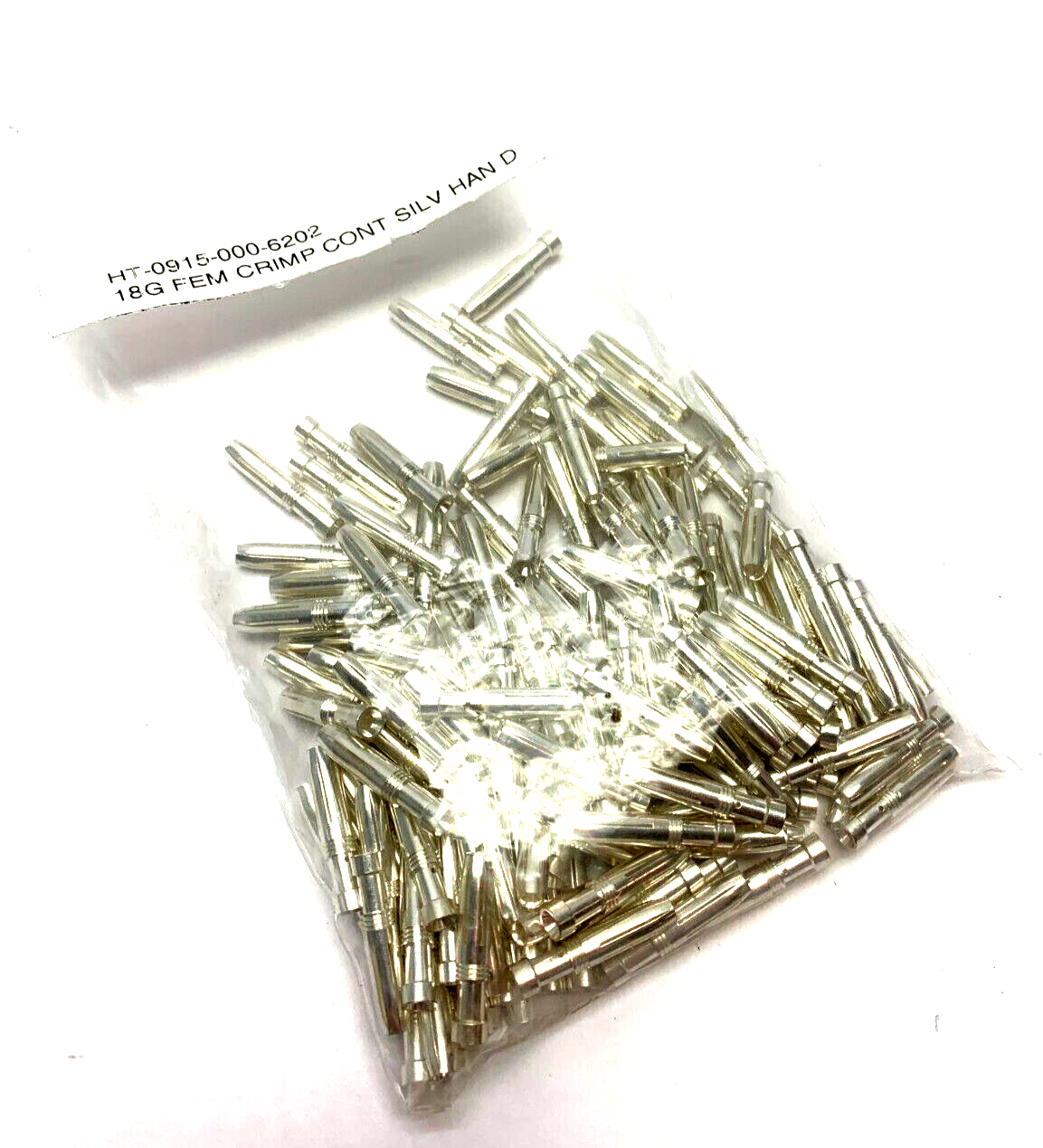 09150006202 | Harting Han D Female Crimp Connector Silver BAG OF 150 - Maverick Industrial Sales