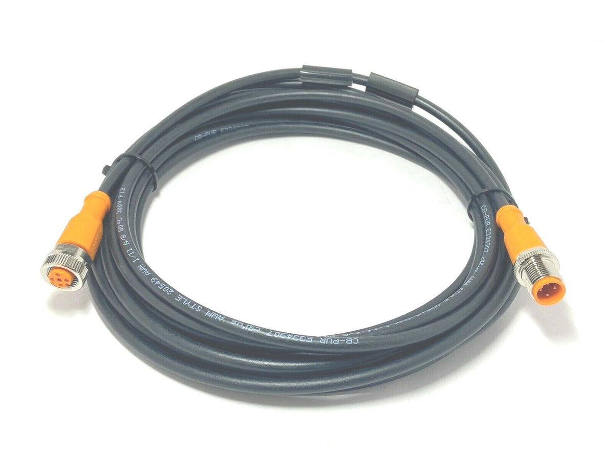 ifm EVC014 Connection Cable M12 Male to Female VDOGH040MSS0005H04STGH040MSS - Maverick Industrial Sales
