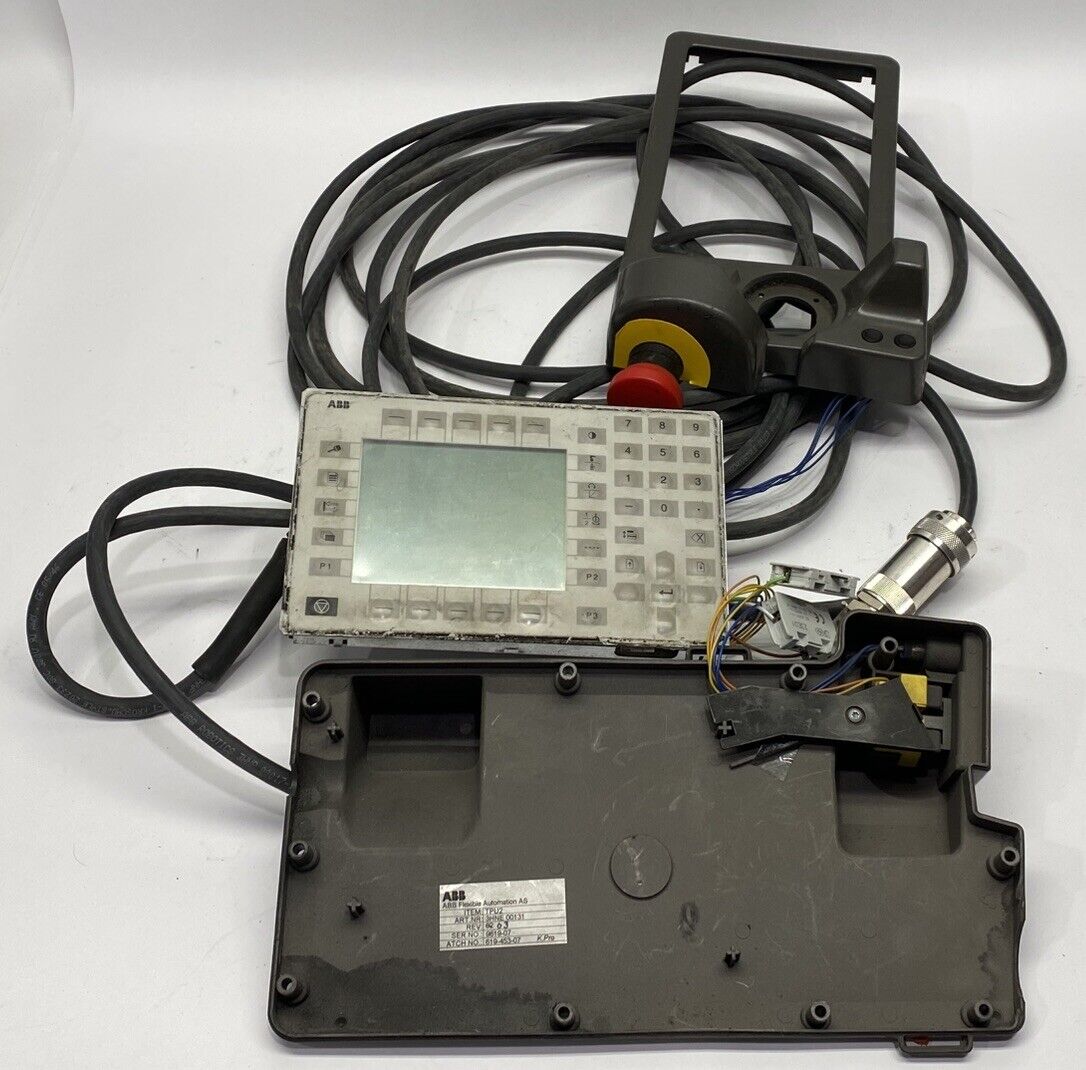 ABB 3HNE00131 TPU2 Programmer Unit Rev 02 619-453-07 - For parts or not working - Maverick Industrial Sales