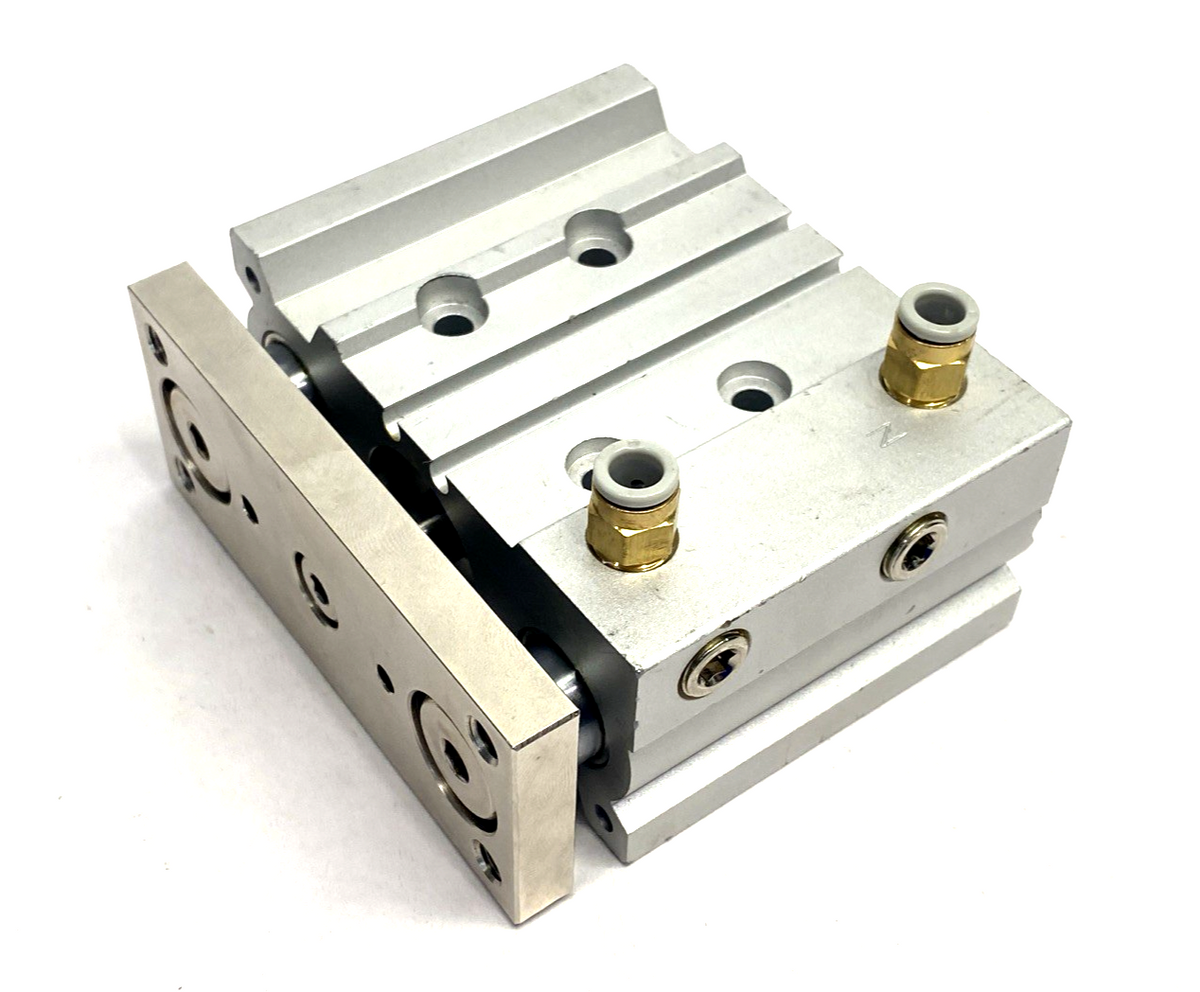 SMC MGPM25TN-25Z Compact Pneumatic Guided Cylinder 25mm Bore 25mm Stroke - Maverick Industrial Sales