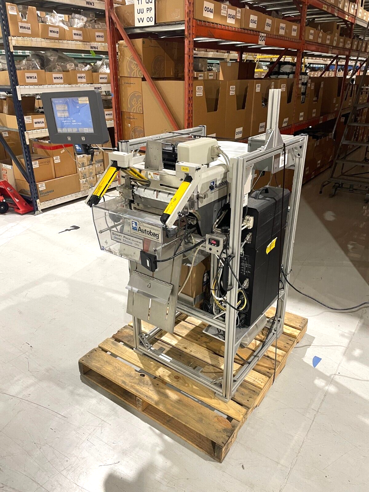 AB180 | Autobag AB 180 OneStep Automated Packaging Bagging System, Script Pack Bagger - Used - Maverick Industrial Sales