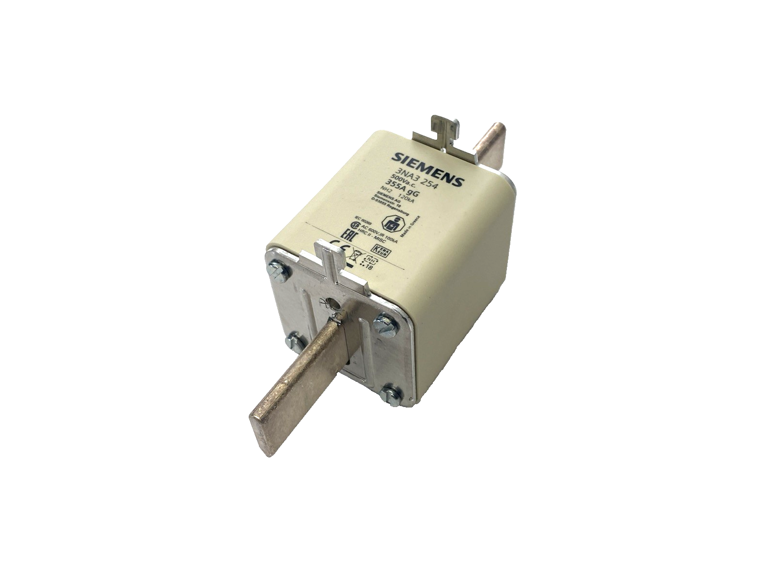 Siemens 3NA3254 Fuse 355A 500VAC NH2 - Maverick Industrial Sales