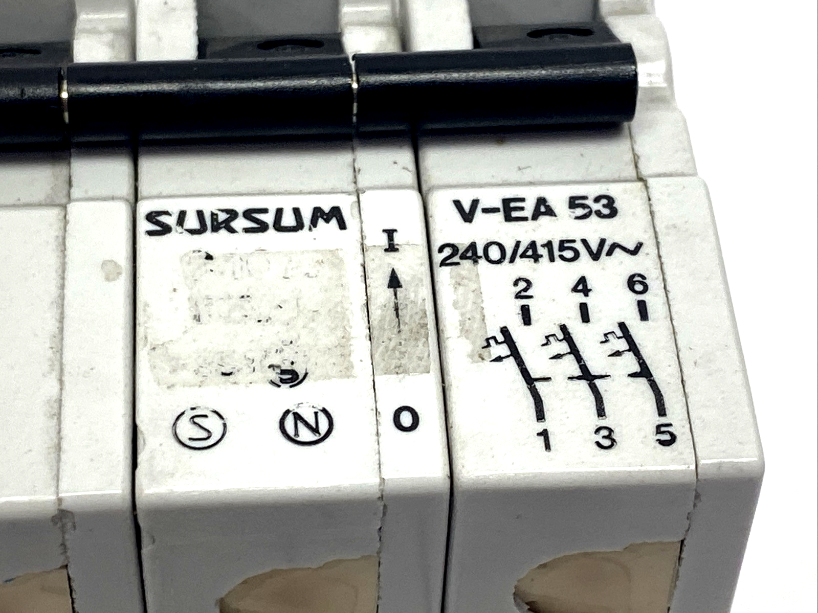 Sursum V-EA53-G10A Circuit Breaker 3-Pole 10A 240/415V - Maverick Industrial Sales