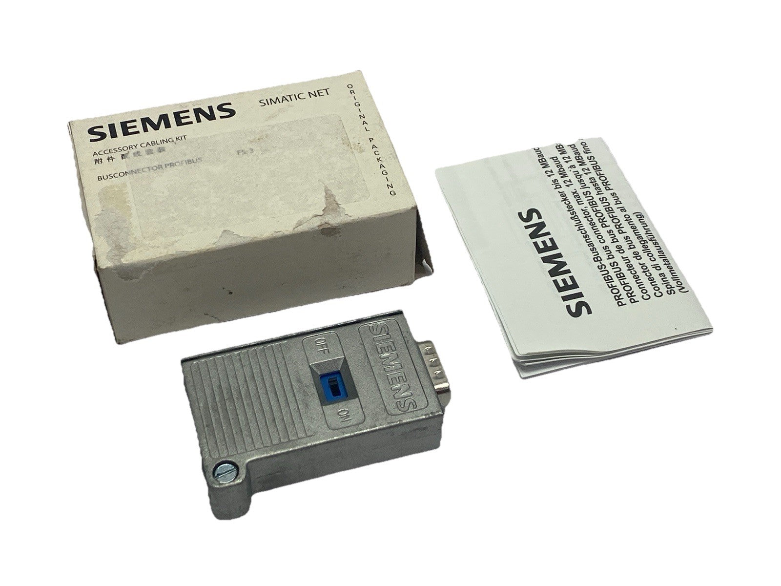 Siemens 6GK15000-EA02 PROFIBUS Connector 12 Mbit/s - Maverick Industrial Sales