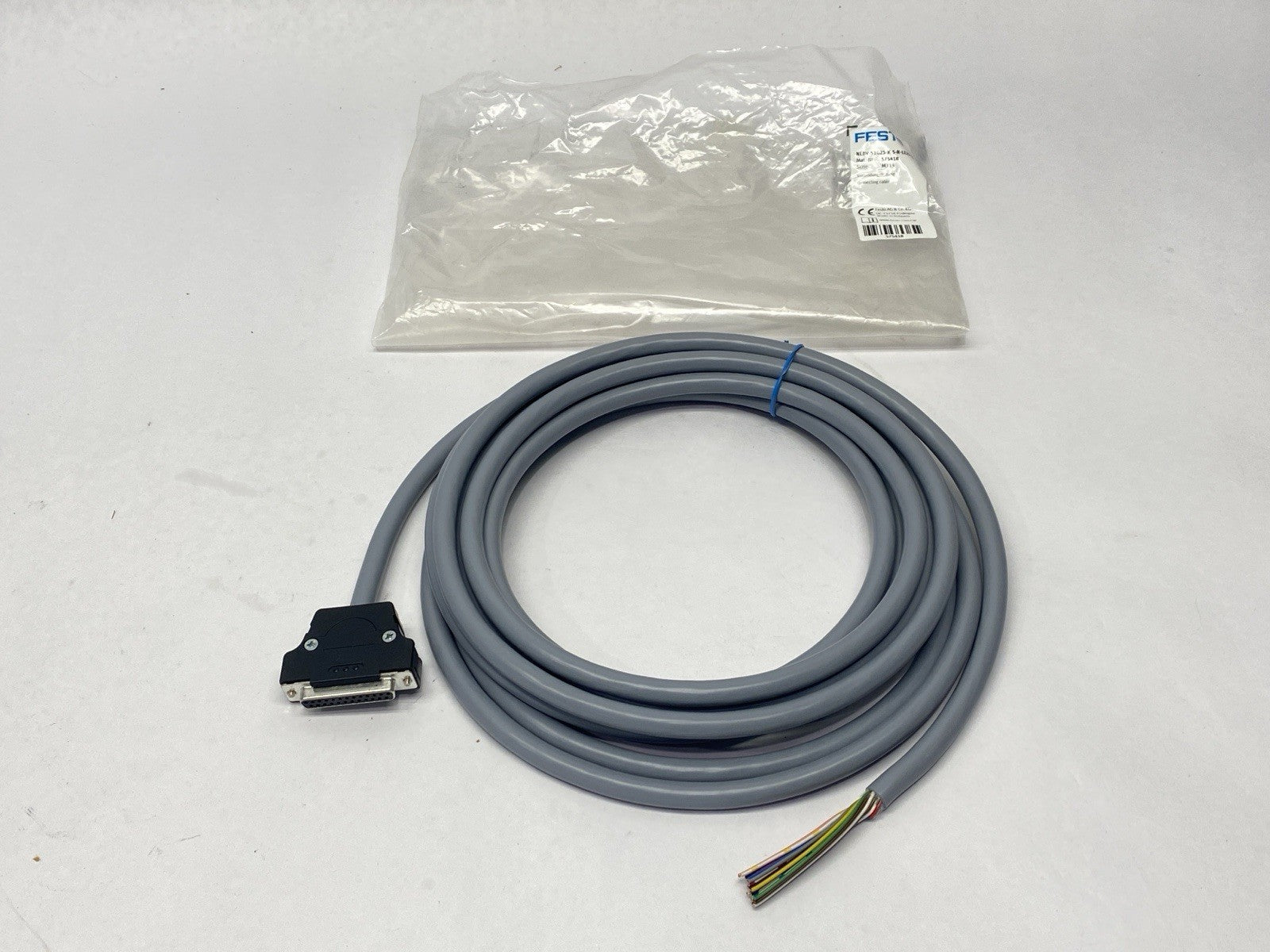 Festo NEBV-S1G25-K-N-LE25-S6 Connecting Cable Sub-D 2.5m 575417 - Maverick Industrial Sales