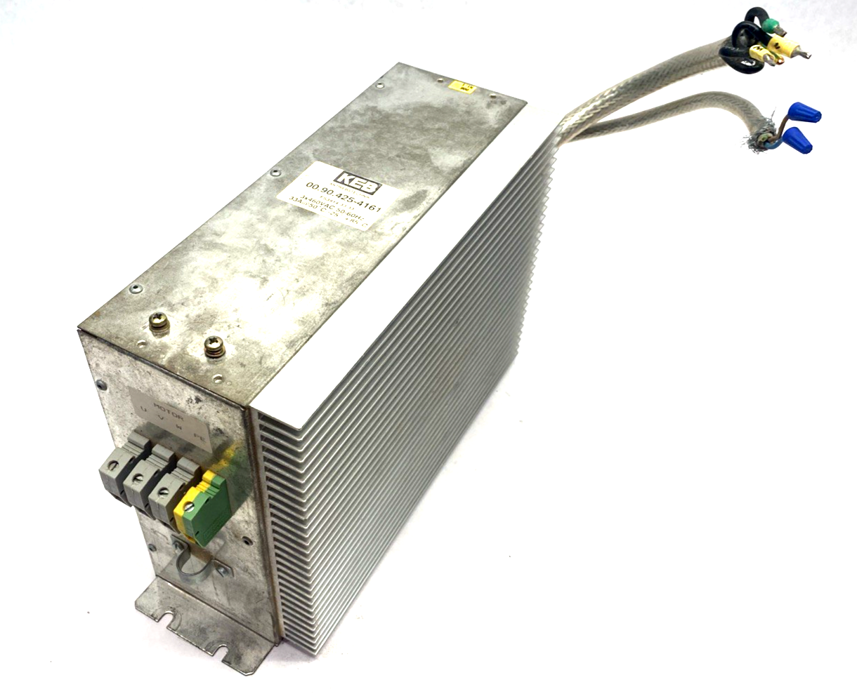 00.90.425-4161, FS3914-33-33 | KEB 00.90.425-4161 Filter 3x460VAC 33A FS3914-33-33 - Used - Maverick Industrial Sales