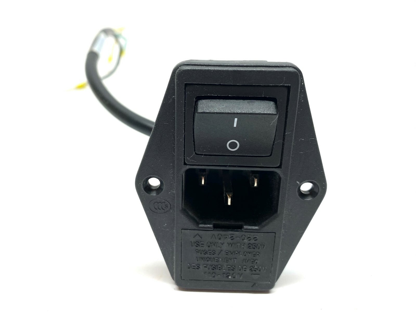 763-00/001 | Qualtek Power Entry Module 10A 250V - Used - Maverick Industrial Sales
