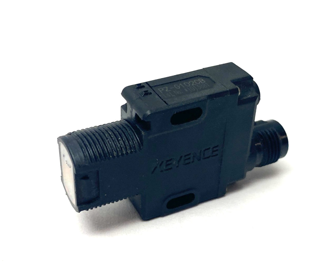 Keyence PZ-G102CB Reflective Photoelectric Sensor, Thread Mount, M12 Connector - Maverick Industrial Sales