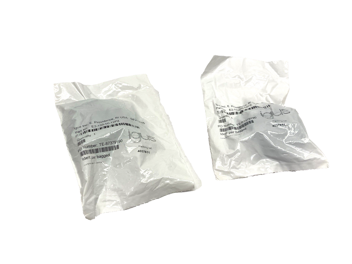 Igus E2.150.50.12PZ Plastic Mounting Bracket, Full Set w/ Tiewrap LOT OF 2 SETS - Maverick Industrial Sales