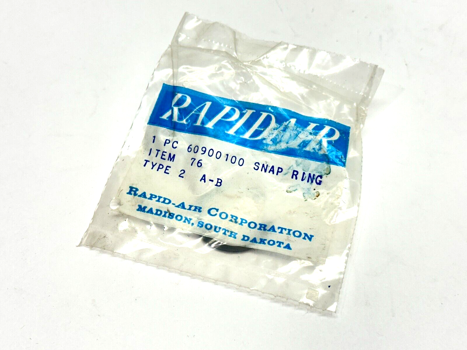 60900100 | Rapidair Snap Ring Item 76 Type 2 A-B - New - Maverick Industrial Sales