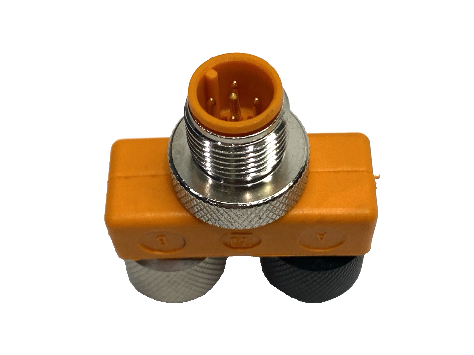 ASBS 2 M12-5S, 600001549 | Lumberg Automation ASBS 2 M12-5S T-Connector Splitter 5-Pin 2x F to M 600001549 - New – Open box - Maverick Industrial Sales