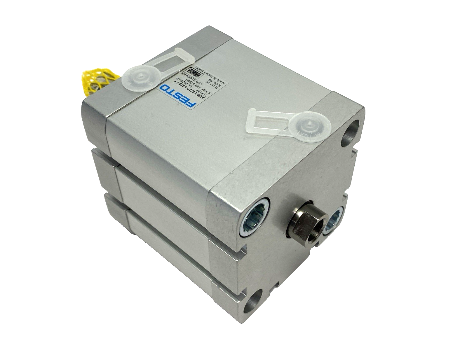 Festo ADN-2 1/2"-1.375-I-P-A-S2 Pneumatic Compact Cylinder 2-1/2" Piston 557137 - Maverick Industrial Sales