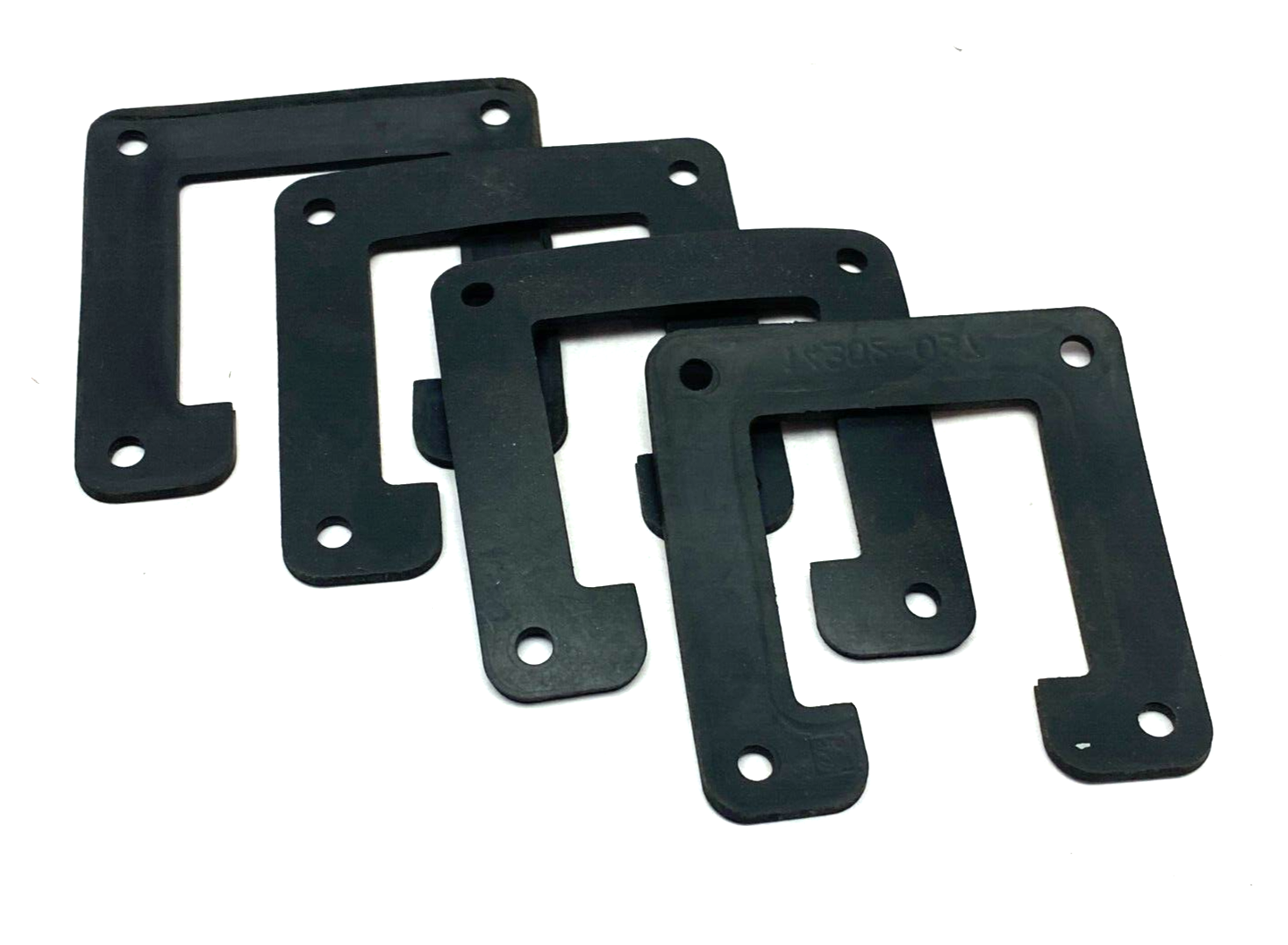 Hoffman F22 nVent Wireway Section Rubber Connection Seal 2 x 2" Black LOT OF 4 - Used - Maverick Industrial Sales