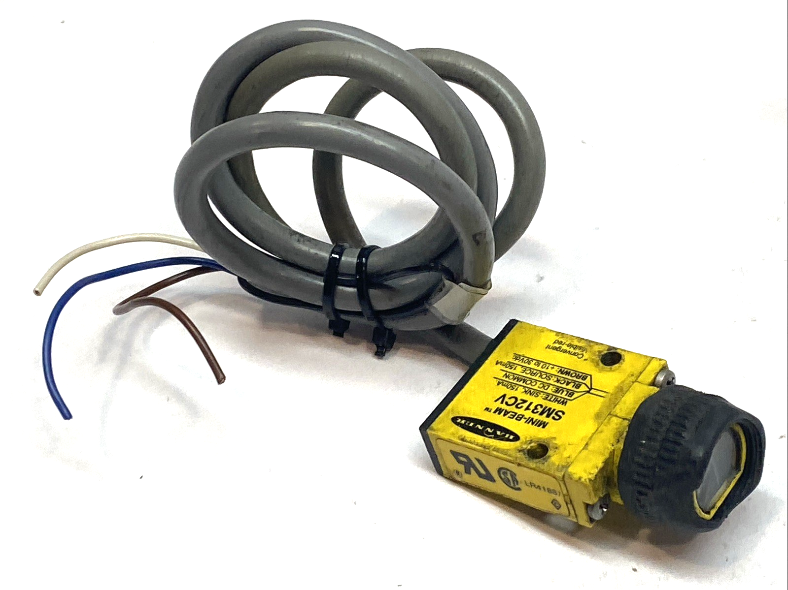 Banner SM312CV Mini-Beam Convergent Photoelectric Sensor 16mm 10-30VDC - Maverick Industrial Sales