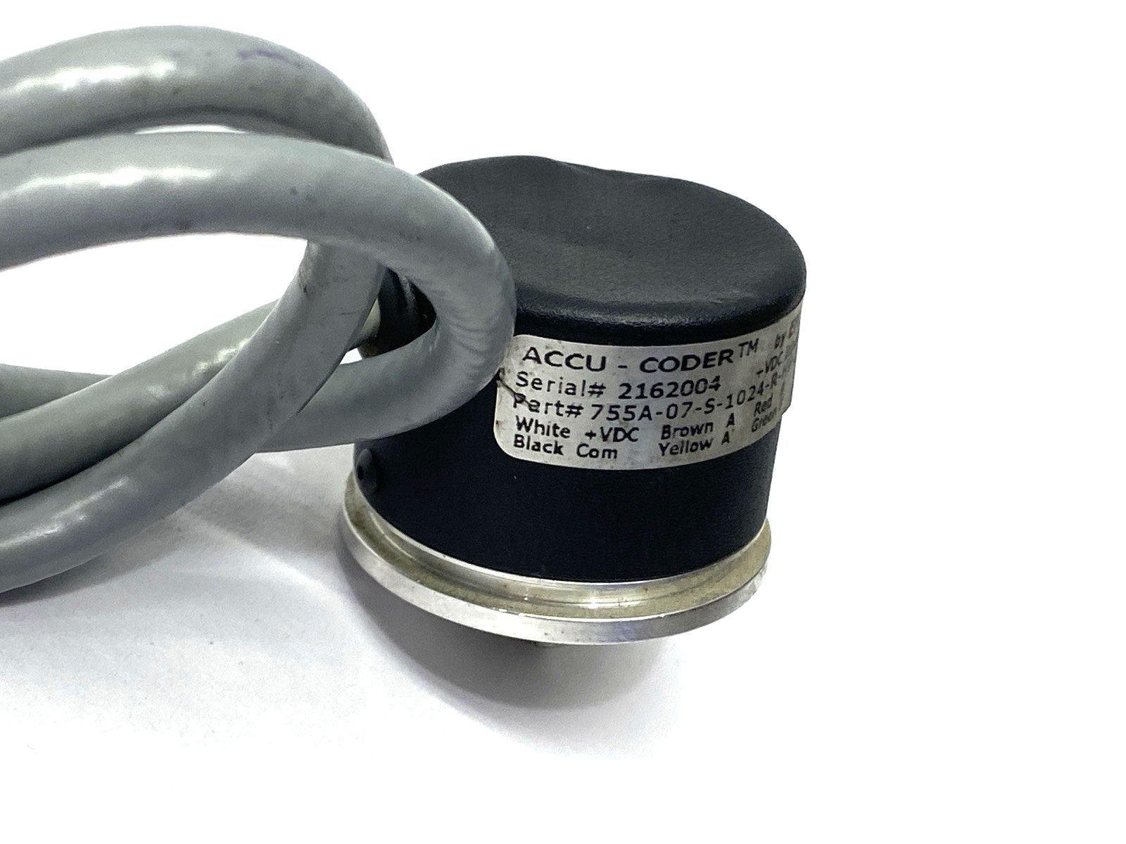 Encoder Products 755A-07-S-1024-R-HV-1-MF-S-N Accu-Coder NO CONNECTOR - For parts or not working - Maverick Industrial Sales