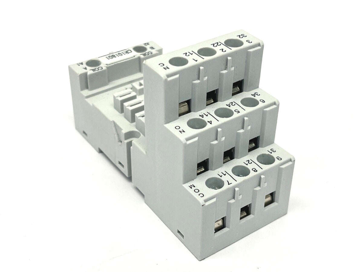 700-HB32Z24,700-HN153 | Allen Bradley 700-HB32Z24 Ser. E Relay w/ 700-HN153 Ser. B Relay Base- Used - Maverick Industrial Sales
