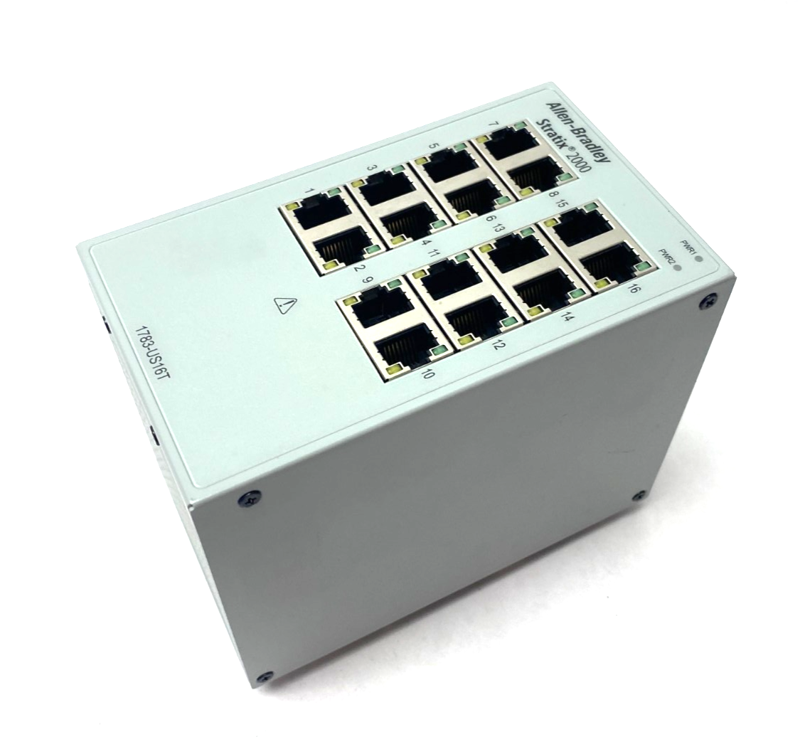Allen Bradley 1783-US16T Ser. B Stratix 2000 Unmanaged Ethernet Switch 16-Port - Used - Maverick Industrial Sales