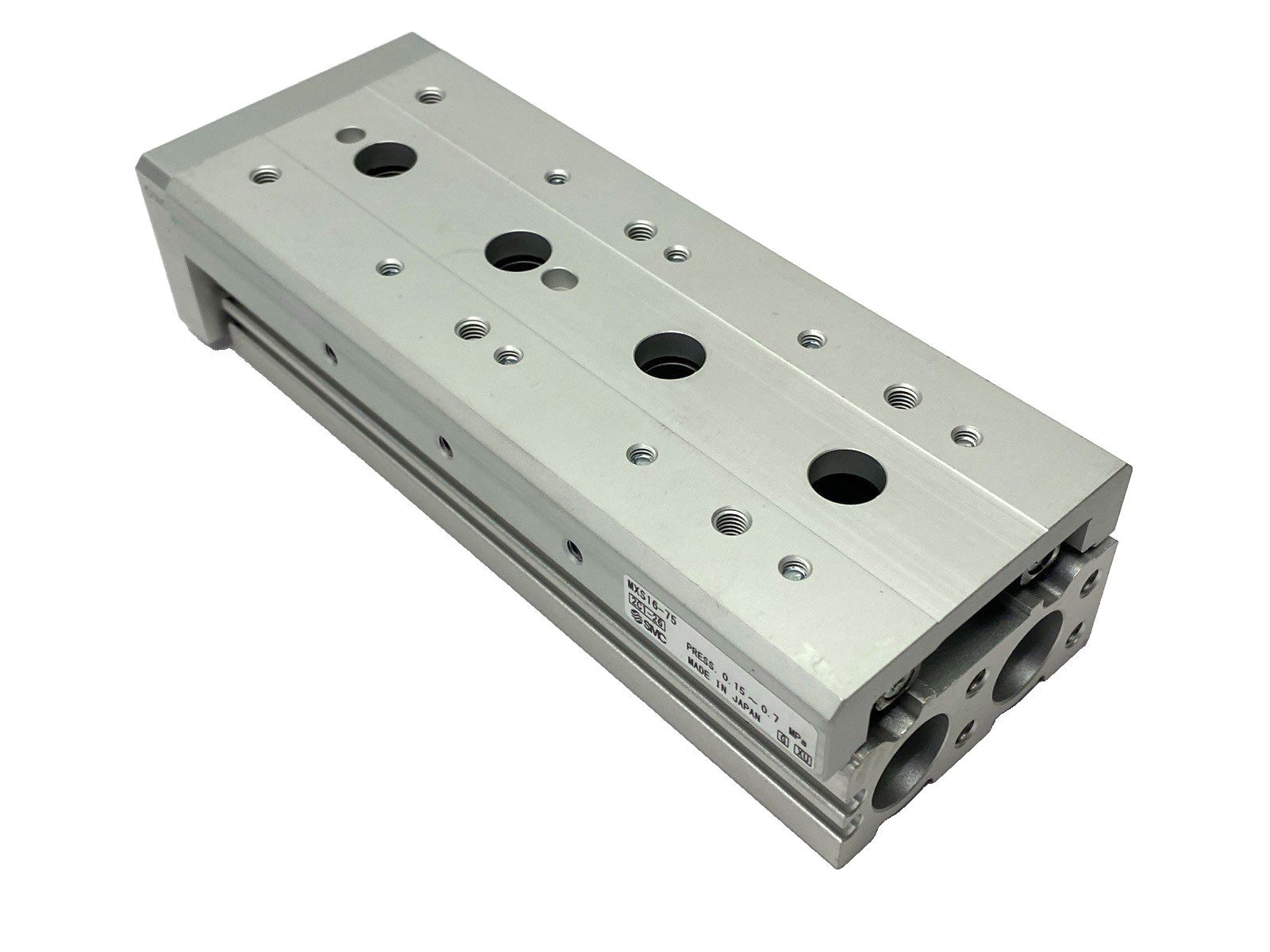 SMC MXS16-75 Pneumatic Guided Slide Table Cylinder 16mm Bore 75mm Stroke - Maverick Industrial Sales