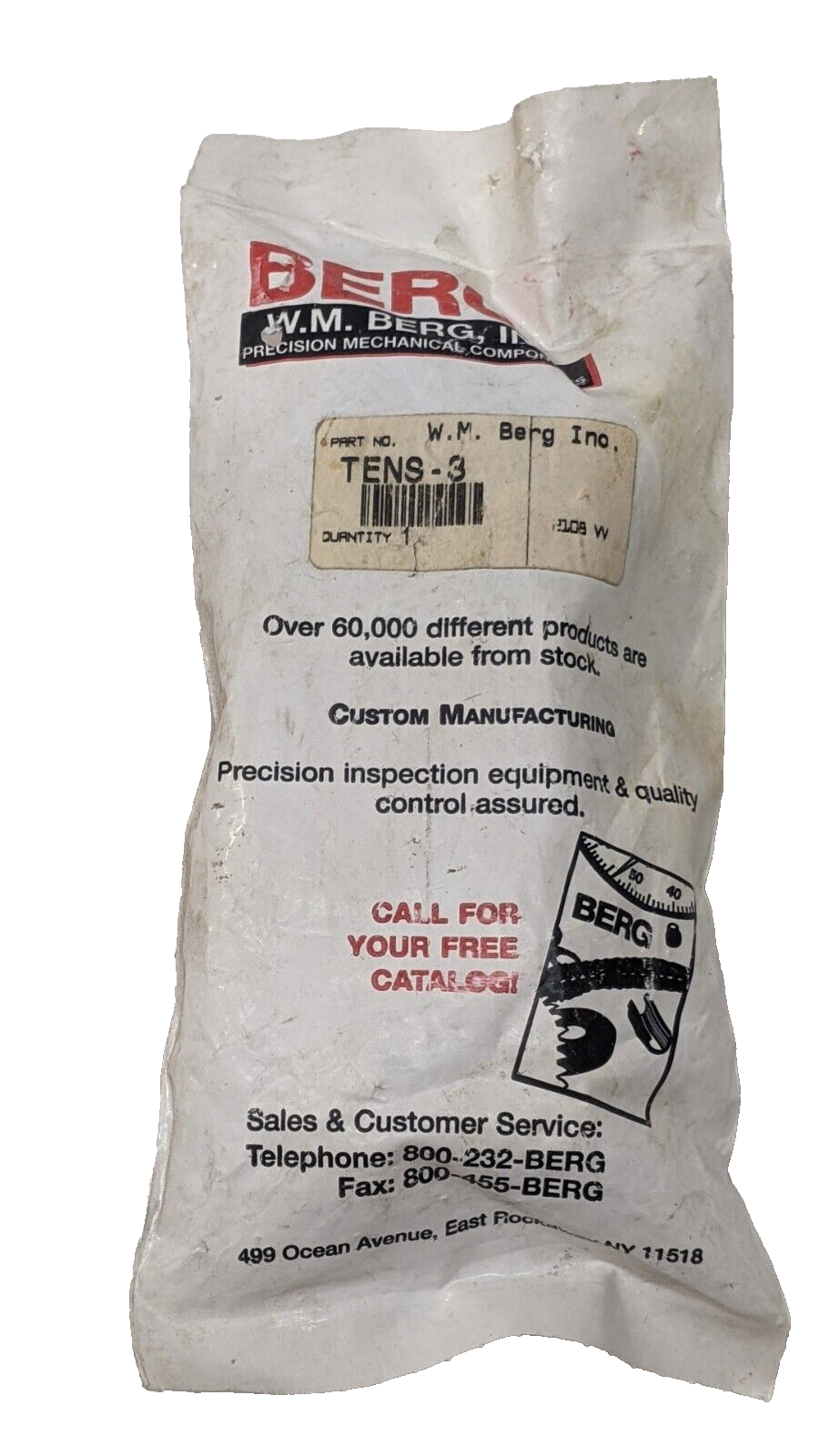 TENS-3 | WM Berg Inc Tensioner - New - Maverick Industrial Sales