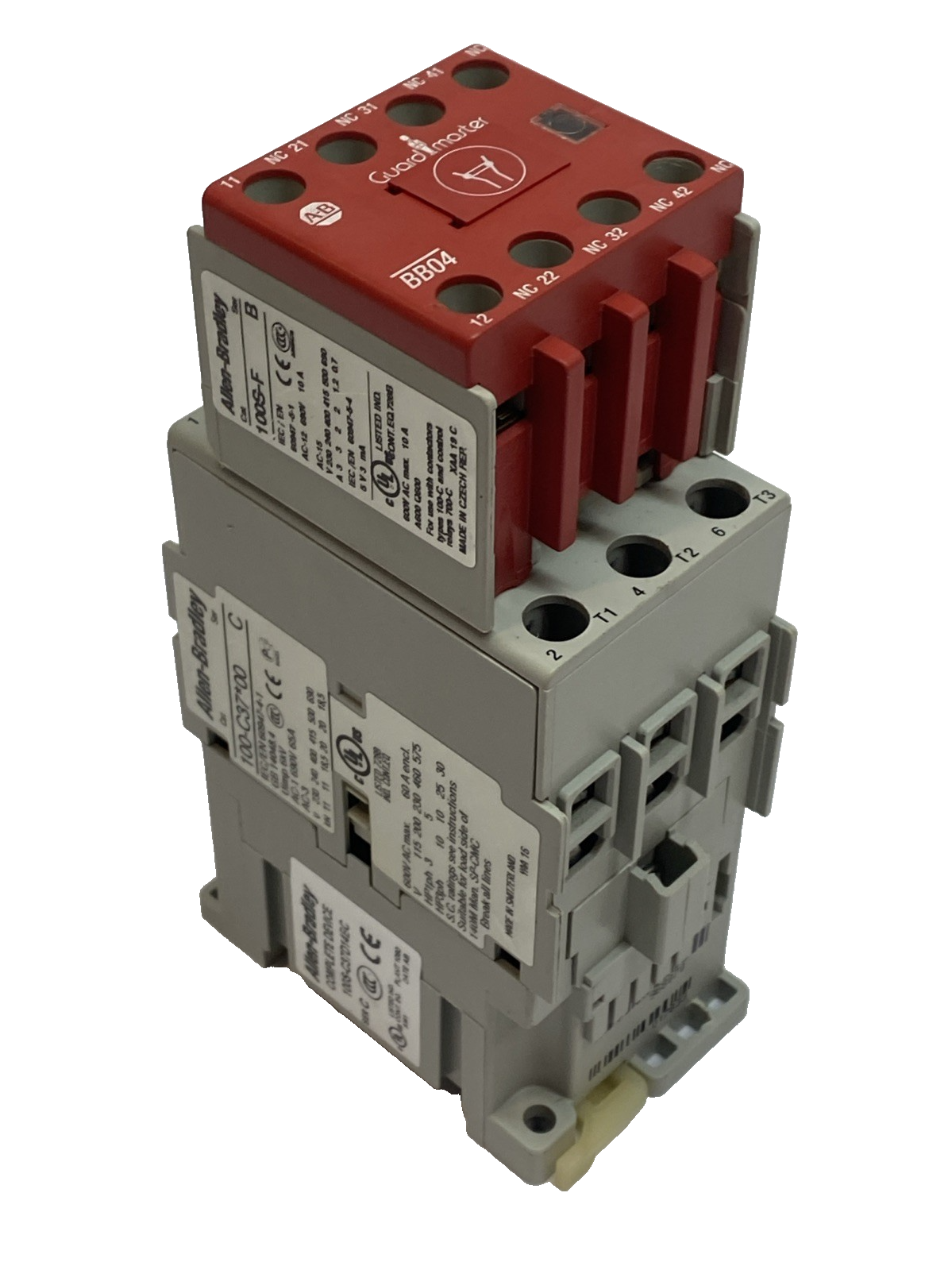 100S-C37D14BC | Allen Bradley Safety Contactor 37A 120VAC 3NO SER. C- Used - Maverick Industrial Sales