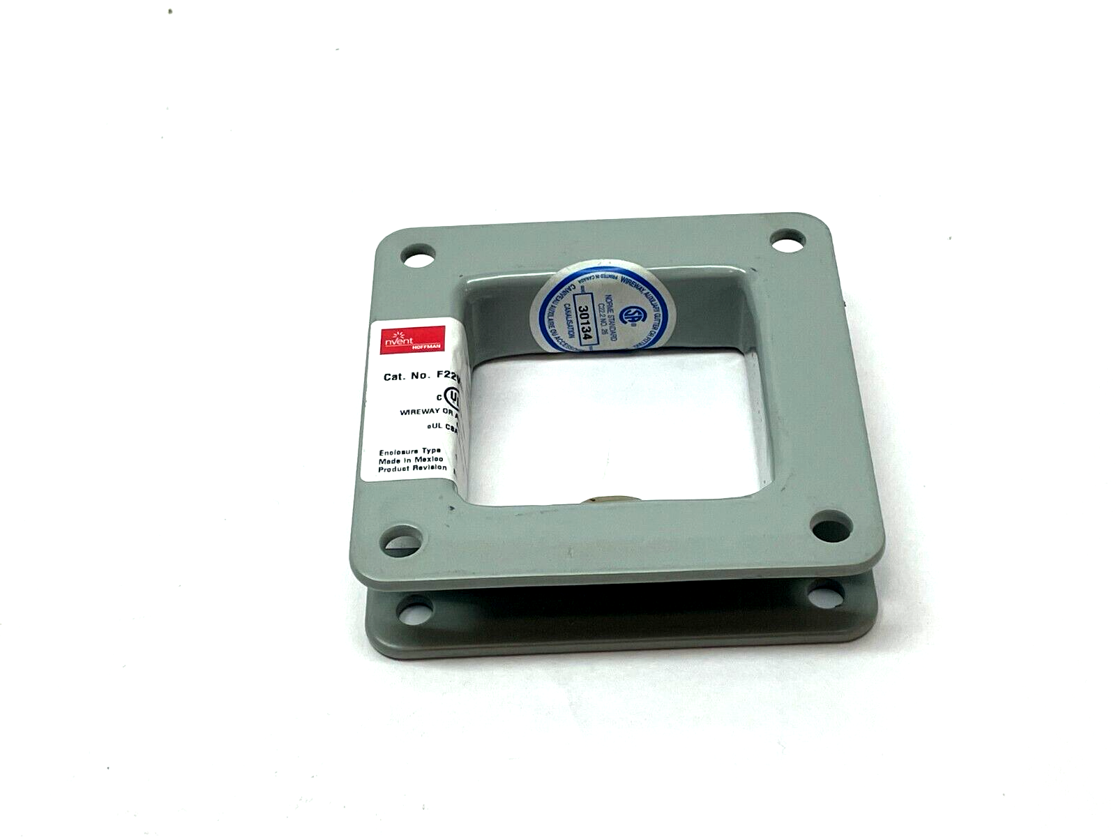 Hoffman F22WN1 Nipple Feed Through Wire-Way 2.50 x 2.50 x 1 - Maverick Industrial Sales