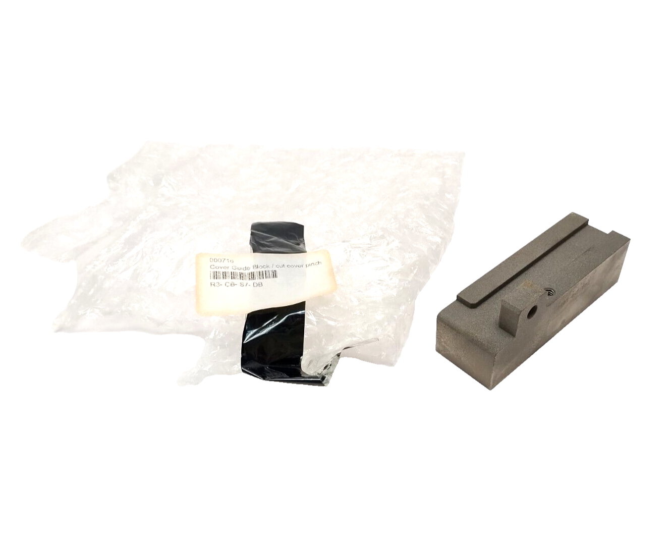 1705-071-003 Cover Guide Block, Cut Cover Pinch R3-CB-S7-DB - New – Open box - Maverick Industrial Sales