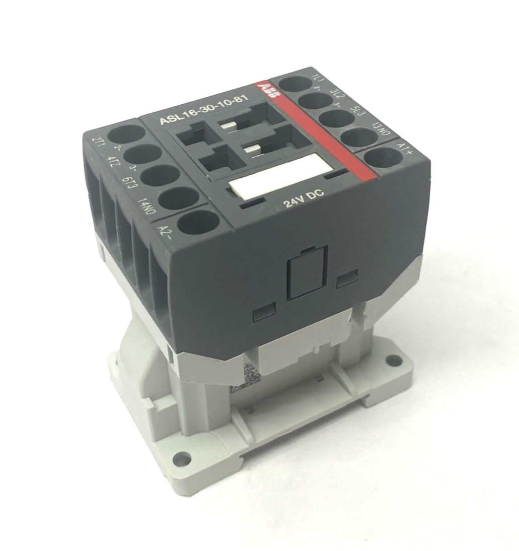 ABB ASL16-30-10-81 3-Phase Motor Contactor 24VDC 3-Pole 1SBL123001R8110 - Maverick Industrial Sales