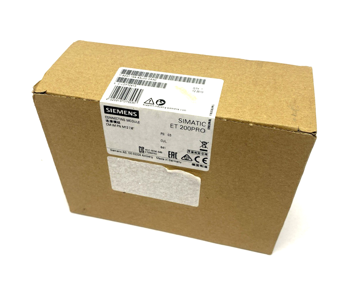 Siemens 6ES7194-4AJ00-0AA0 SIMATIC DP Connection Module PROFINET Module ET 200 - Maverick Industrial Sales