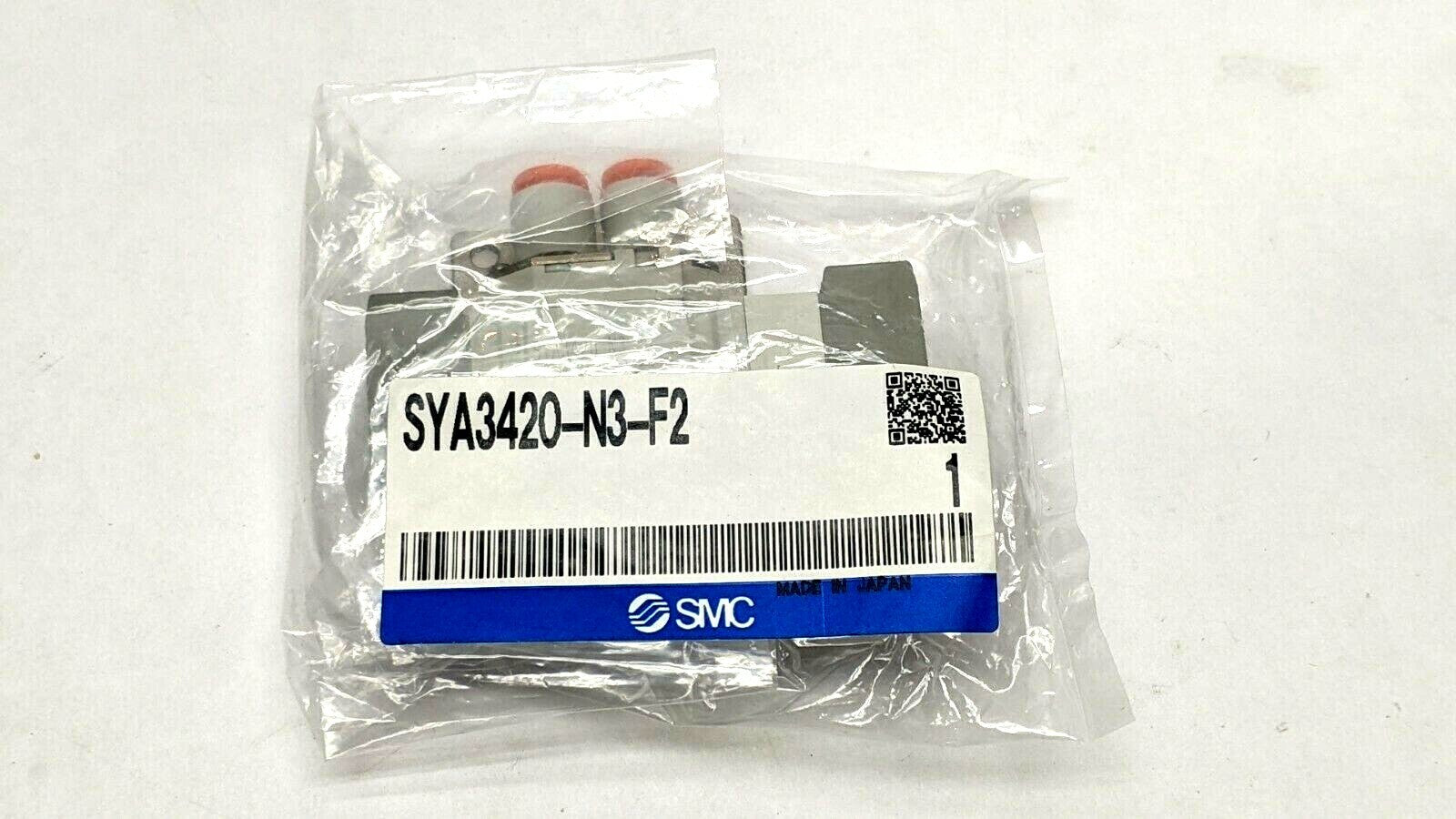SMC SYA3420-N3-F2 Pneumatic Pilot Valve - New - Maverick Industrial Sales