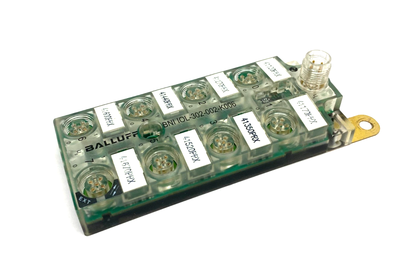 Balluff BNI IOL-302-002-K006 IO-Link Sensor/Actuator Hub BNI007Z - Used - Maverick Industrial Sales
