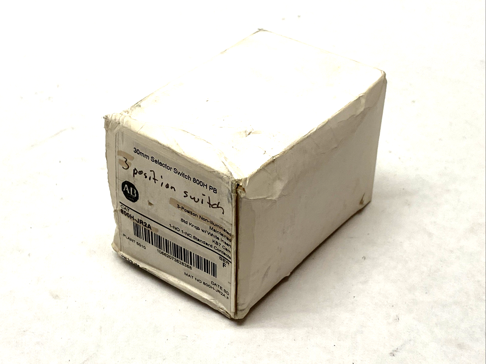 Allen Bradley 800H-JR2A Ser. F Selector Switch 3-Position Non-Illuminated - Maverick Industrial Sales