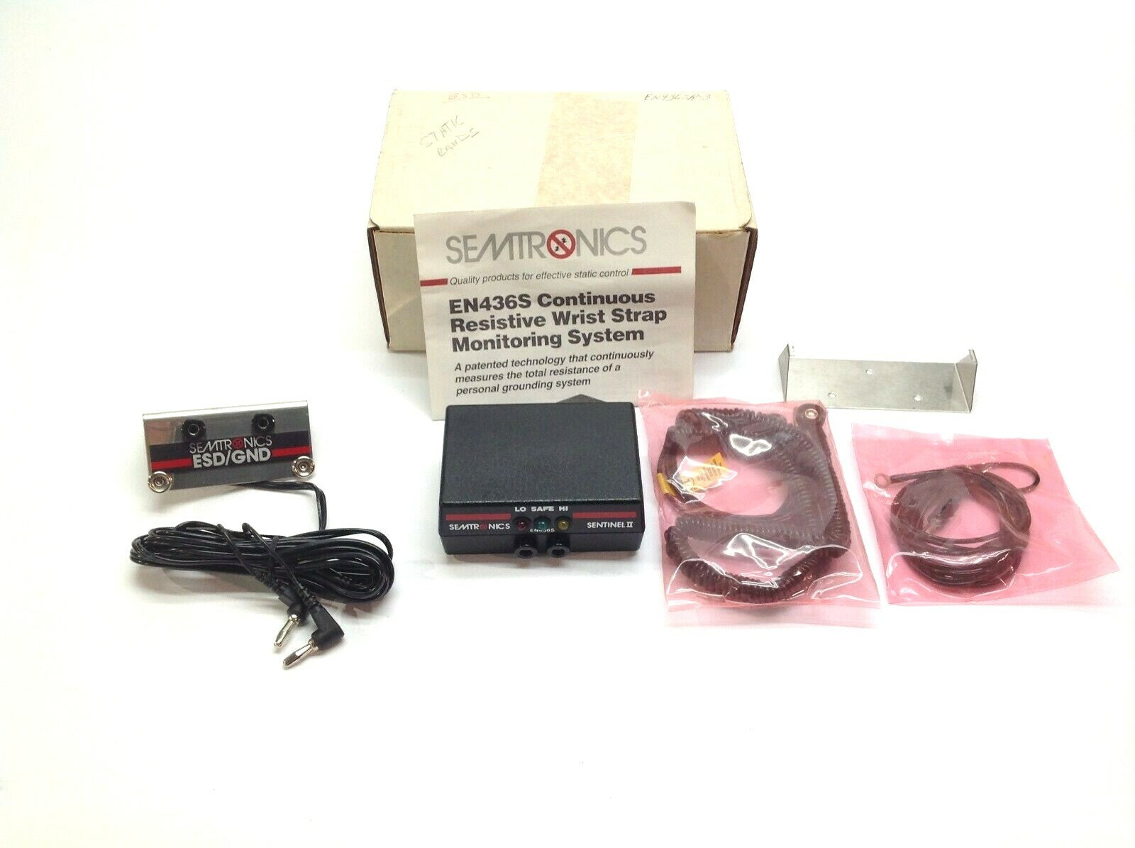EN436S | Semtronics Sentinel II Resistive Wrist Strap Monitoring System- New – Open box - Maverick Industrial Sales