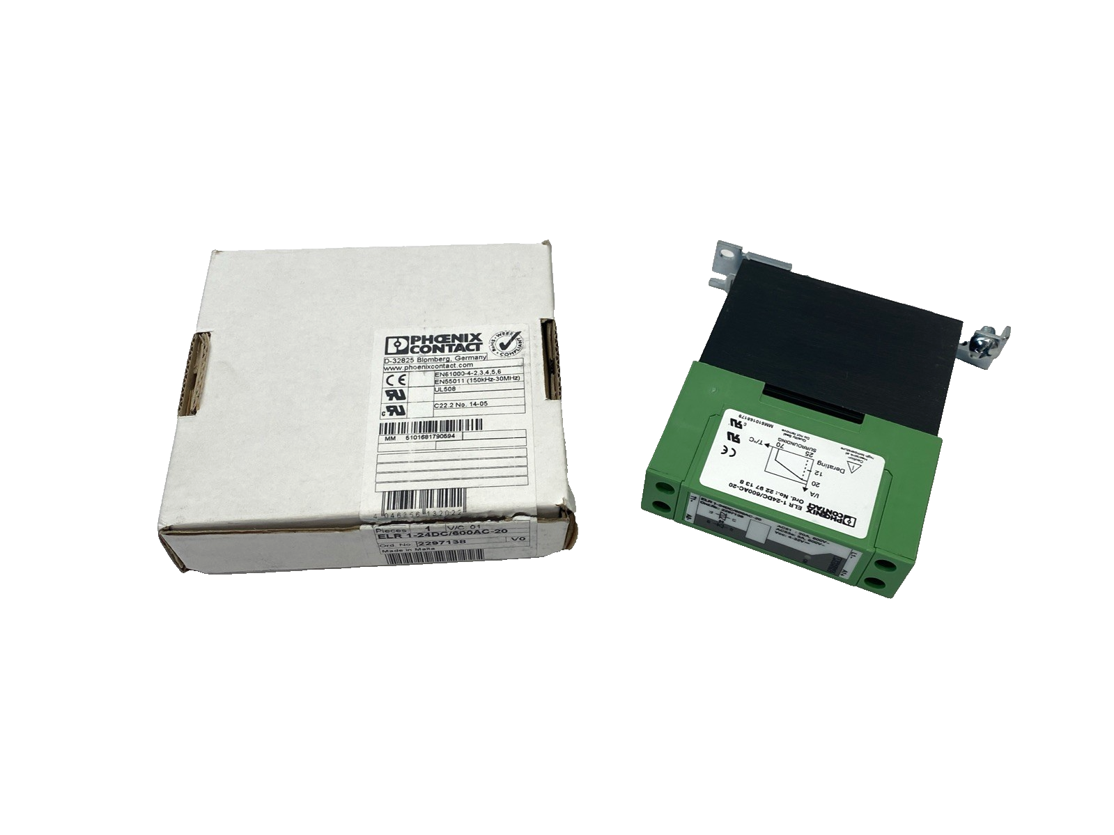 Phoenix Contact ELR 1-24DC/600AC-20 Solid-State Contactor 2297138 - Maverick Industrial Sales