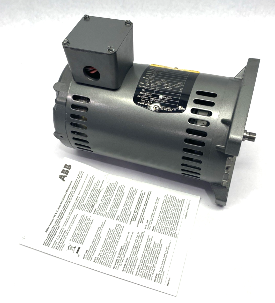 Baldor Reliance 51302-14 Electric Motor 3-Phase 3450rpm 0.33HP 34N431S937G3 - Maverick Industrial Sales